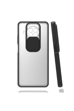 Xiaomi Mi 10t Lite 5g Kılıf Kamera Sürgülü Kapatmalı Silikon Siyah krks31021624534