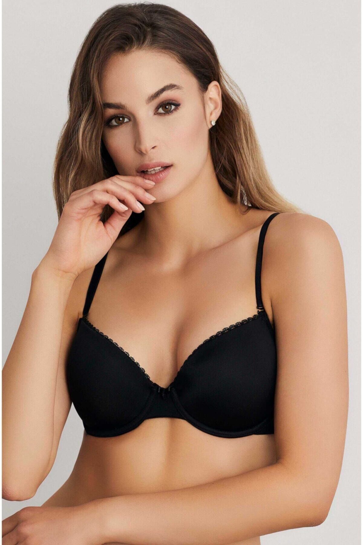 Eros Semi Padded Underwire Bra Skin - Trendyol