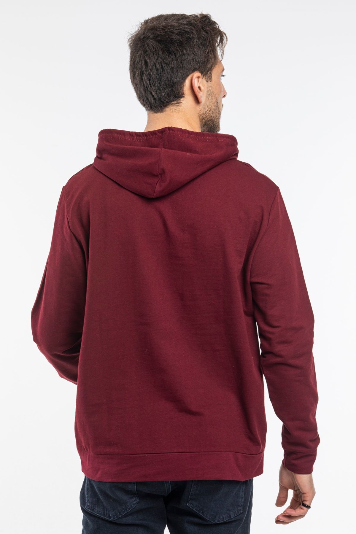 Dark burgundy hoodie sale
