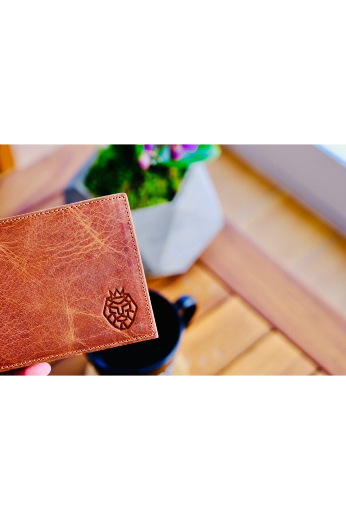 کیف پول مردانه قهوه ای LUCCACCI | DRL-83 اورجینال - تصویر 2