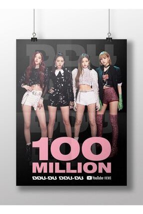 Black Pink 100 Million Posterleri (35x50) TRM20DBGUSP10016-35x50