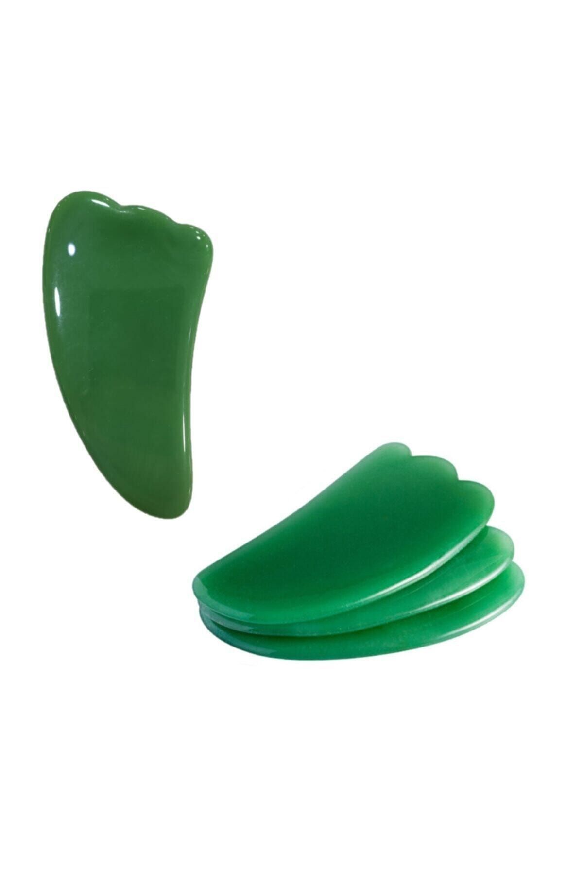 مراقبت از پوست با سنگ طبیعی ماساژ صورت Aventurine Gua Sha Fulia