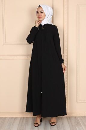 hiranur mevlana model klos ferace siyah