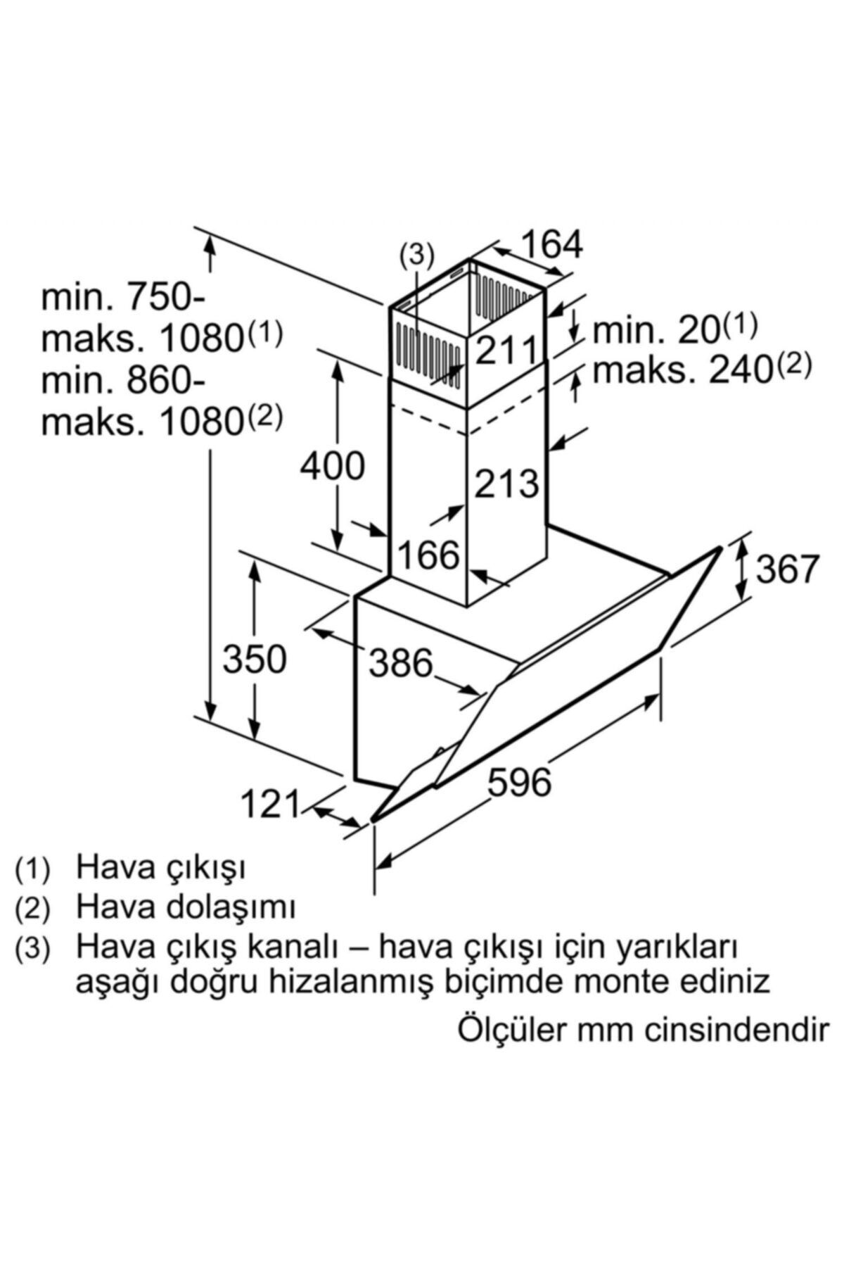 Lc68kak20 Eğimli Davlumbaz