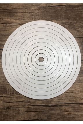 30cm Lazer Kesim Beyaz Kasnak Set ETE-K0089
