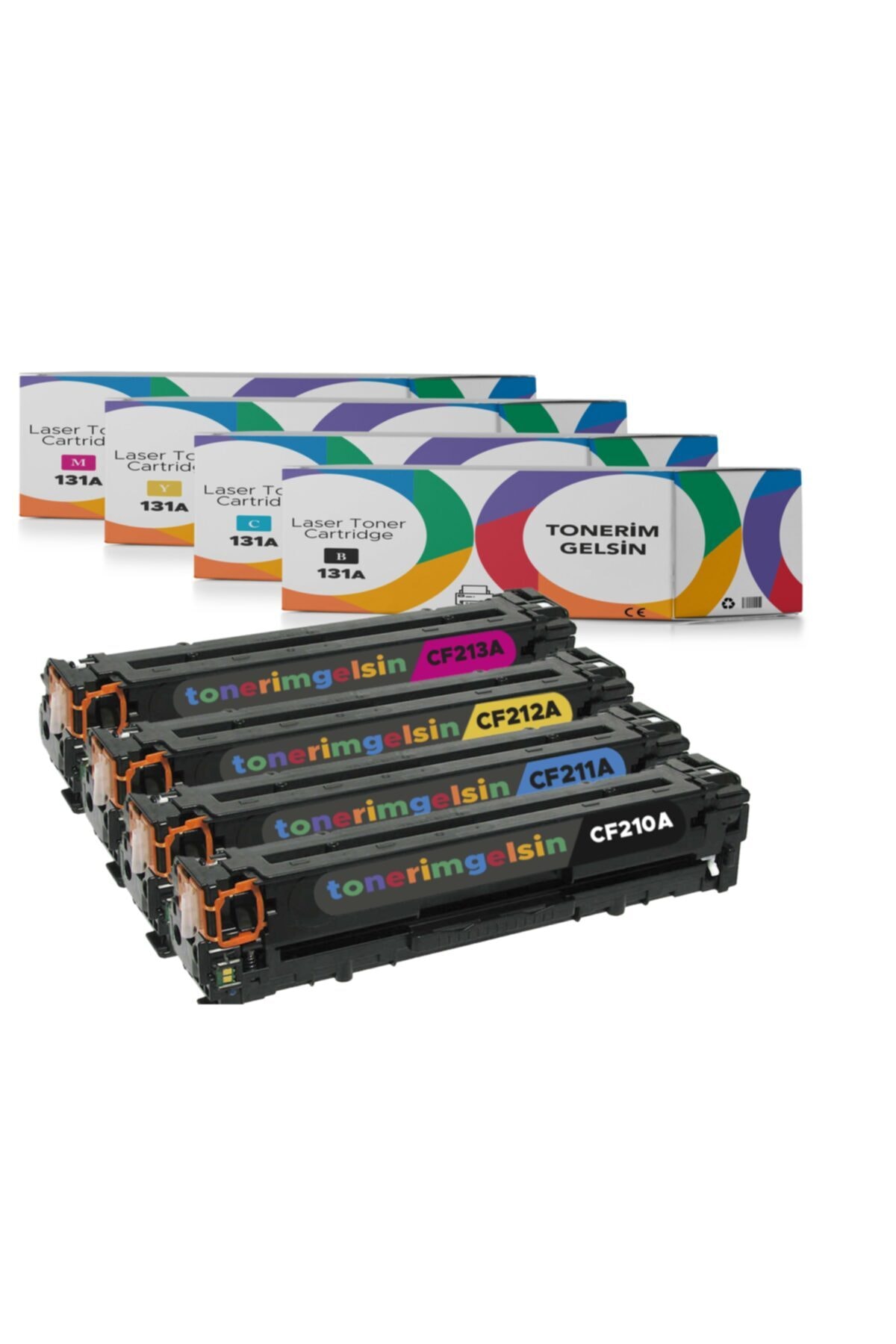 HP 131a-cf210a Set Toner- Laserjet Pro 200 Color Mfp M251/mfp M251n/mfp M251nw/mfp M276nw/mfp M276