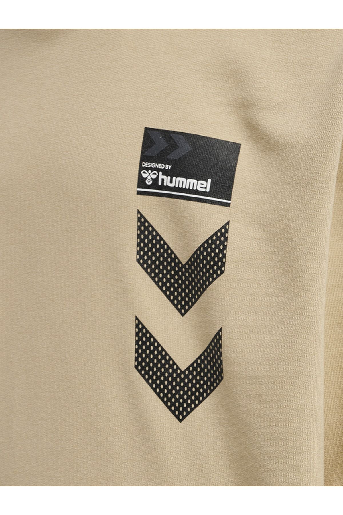 HUMMEL Sweatshirt Beige Regular Fit