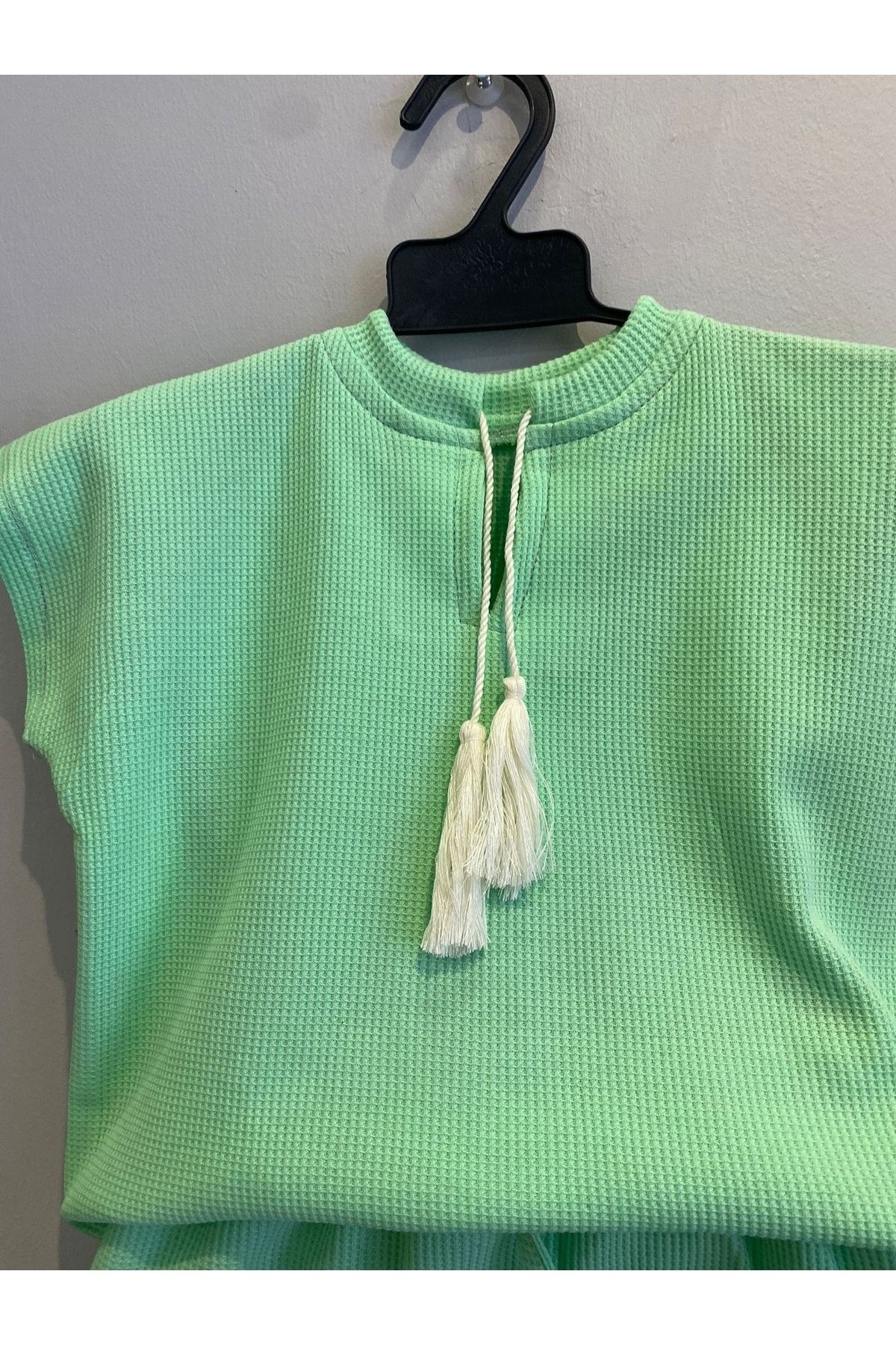 bohemiankids baby wear-Green Shorts Set 4