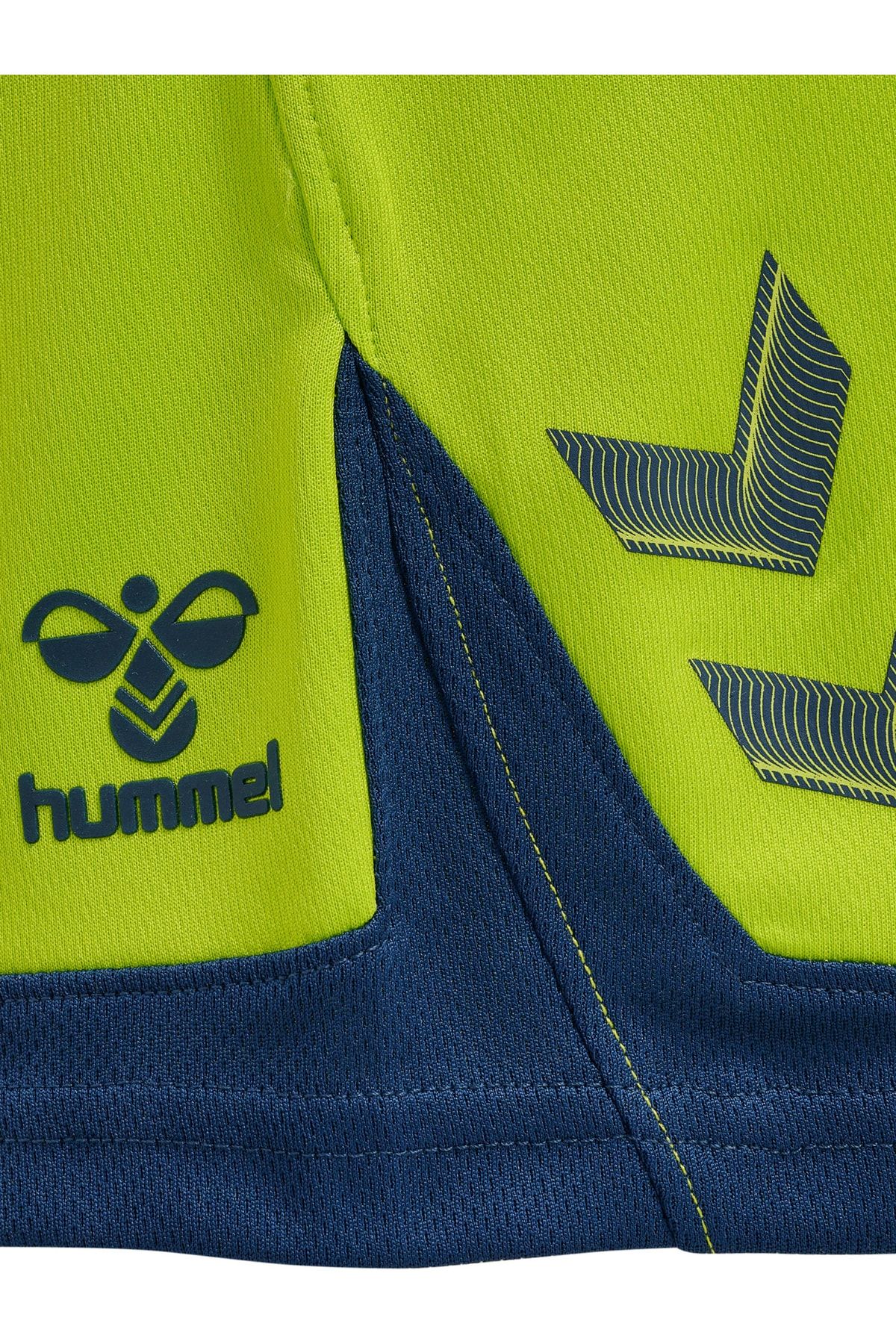 HUMMEL Kurze Sporthose Gelb Mittlerer Bund FN7365
