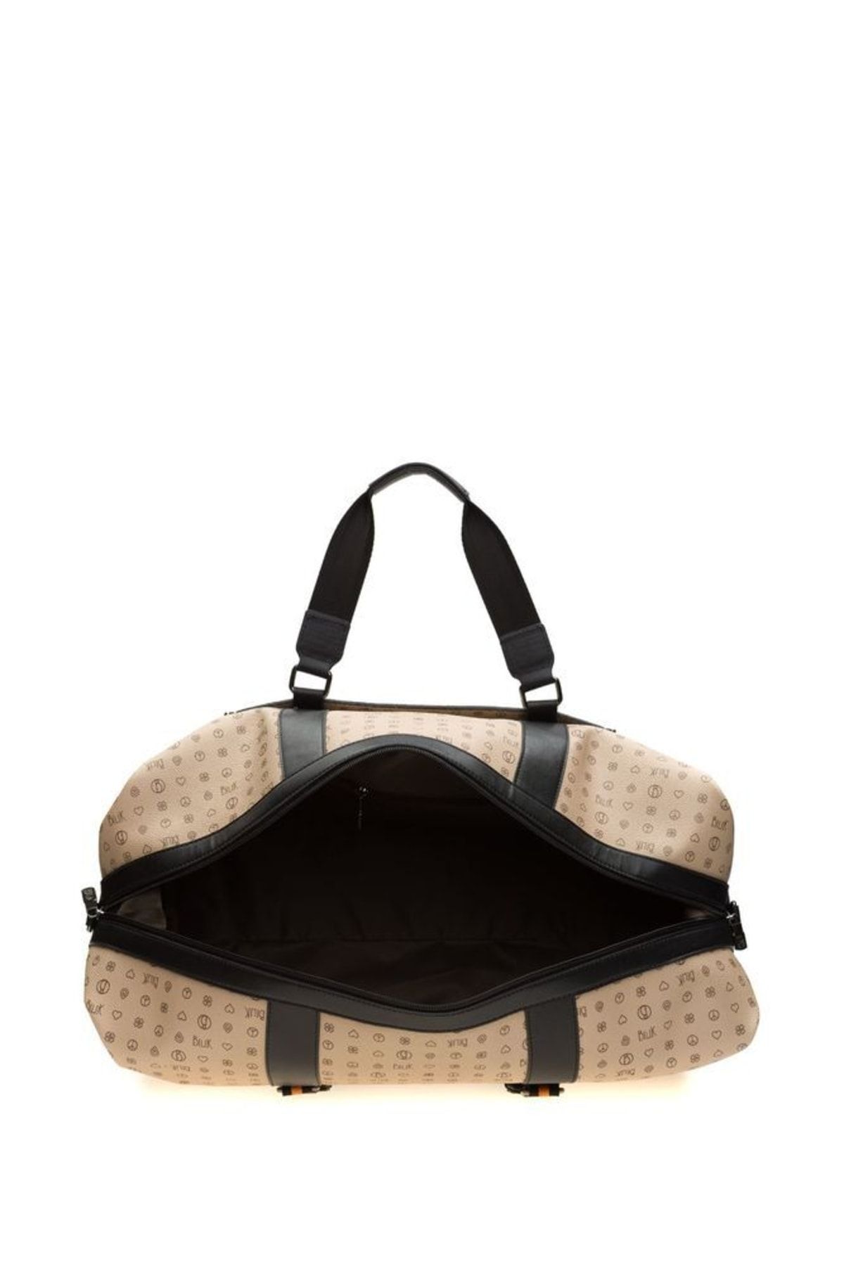 Calvin klein sales monogram duffle bag