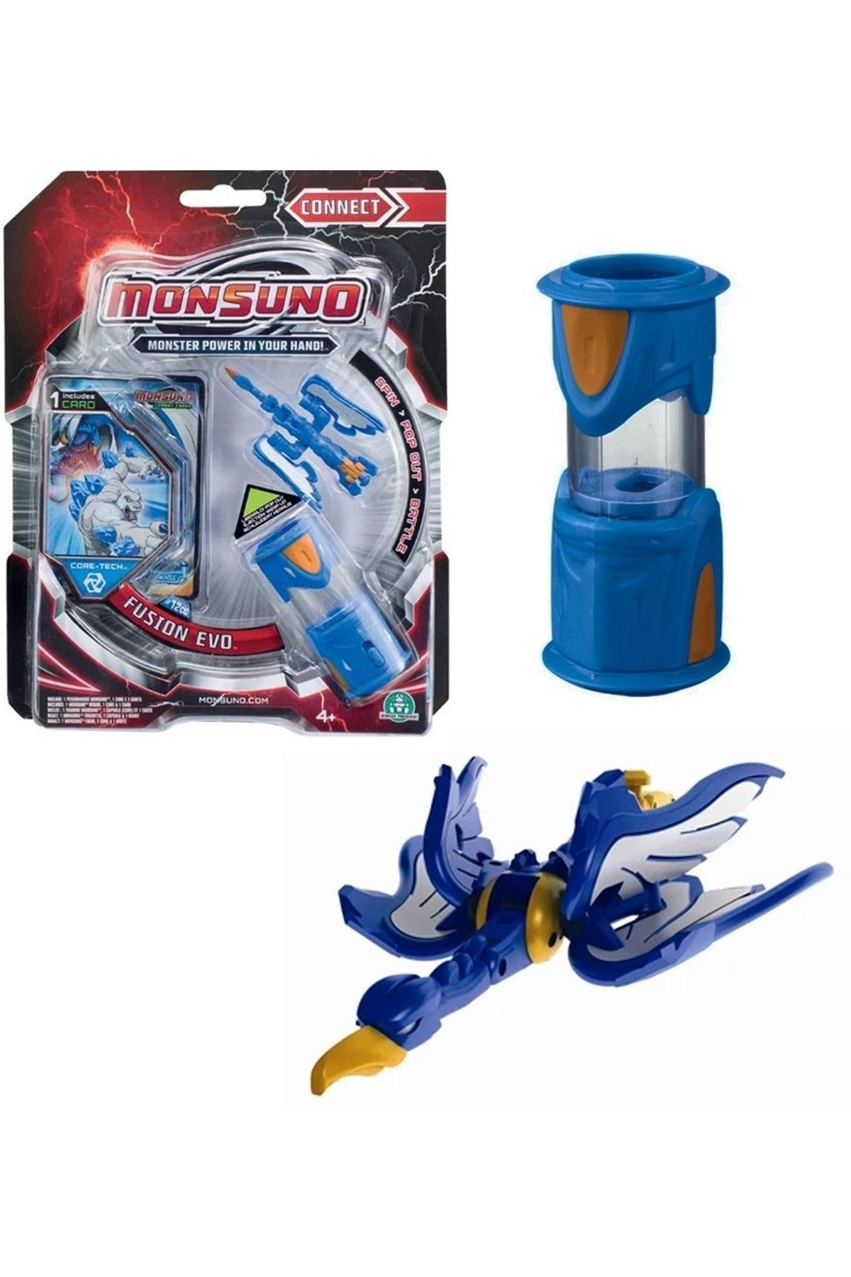 GIOCHI PREZIOSI-Monsuno, Licensed Fusion Evo Figure, Launch Capsule and Game Card 1