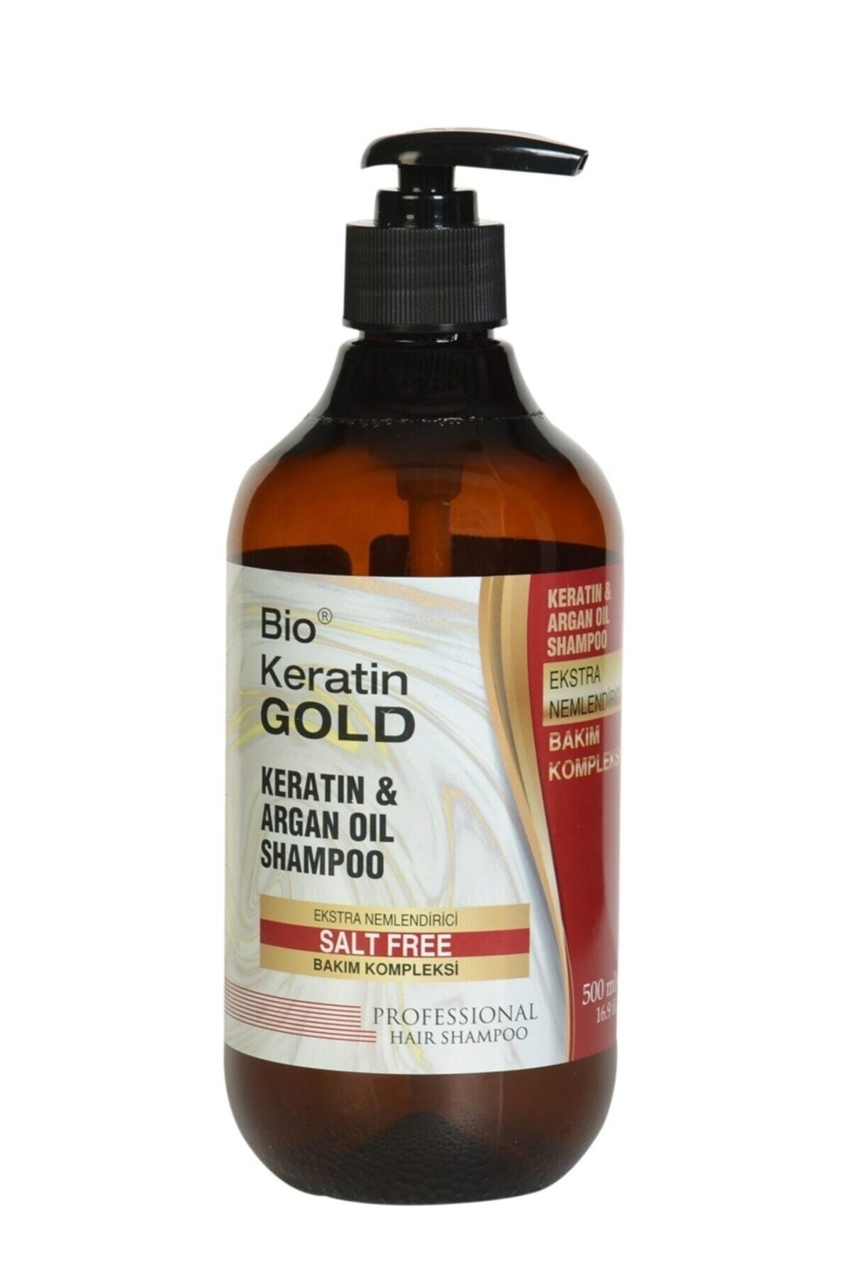 Bio Keratin Gold Keratin Argan Yağlı Tuzsuz Şampuan 500 ml