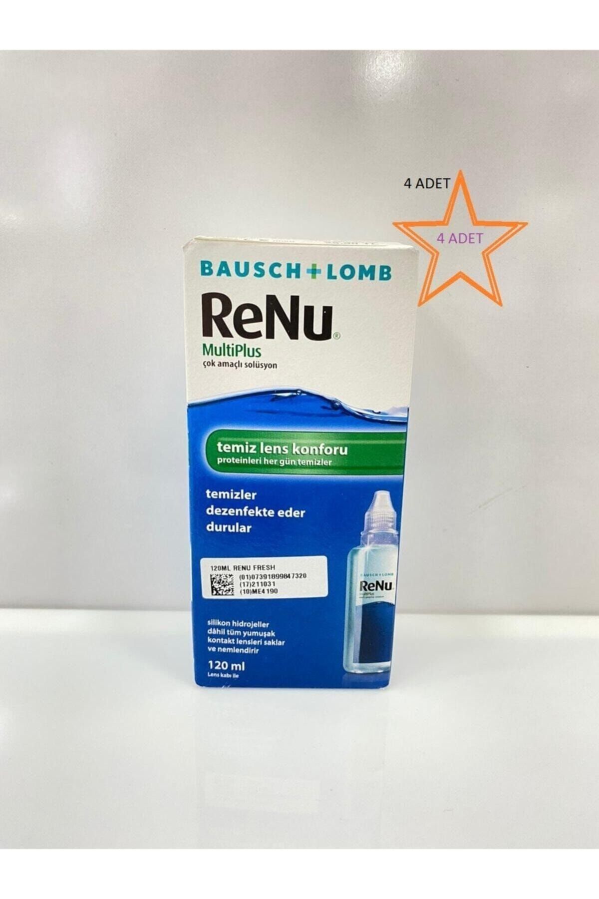 Renu 100ml Lens Solüsyonu X 4 Adet