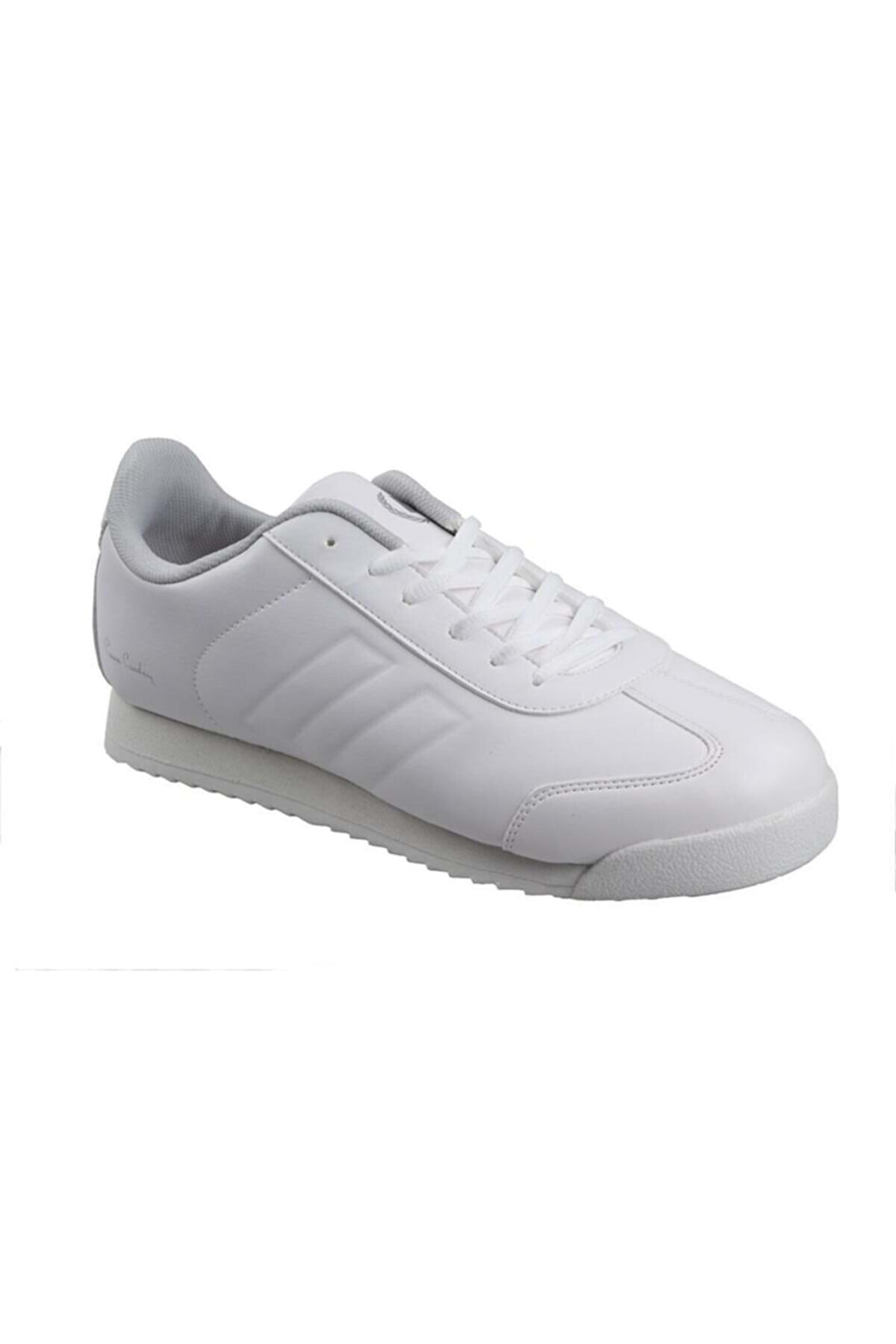 کفش اسنیکر پیر کاردین مردانه چرم مصنوعی سفید  راسته      کژوال/روزمره | Pierre Cardin AC00938 TR - تصویر 4