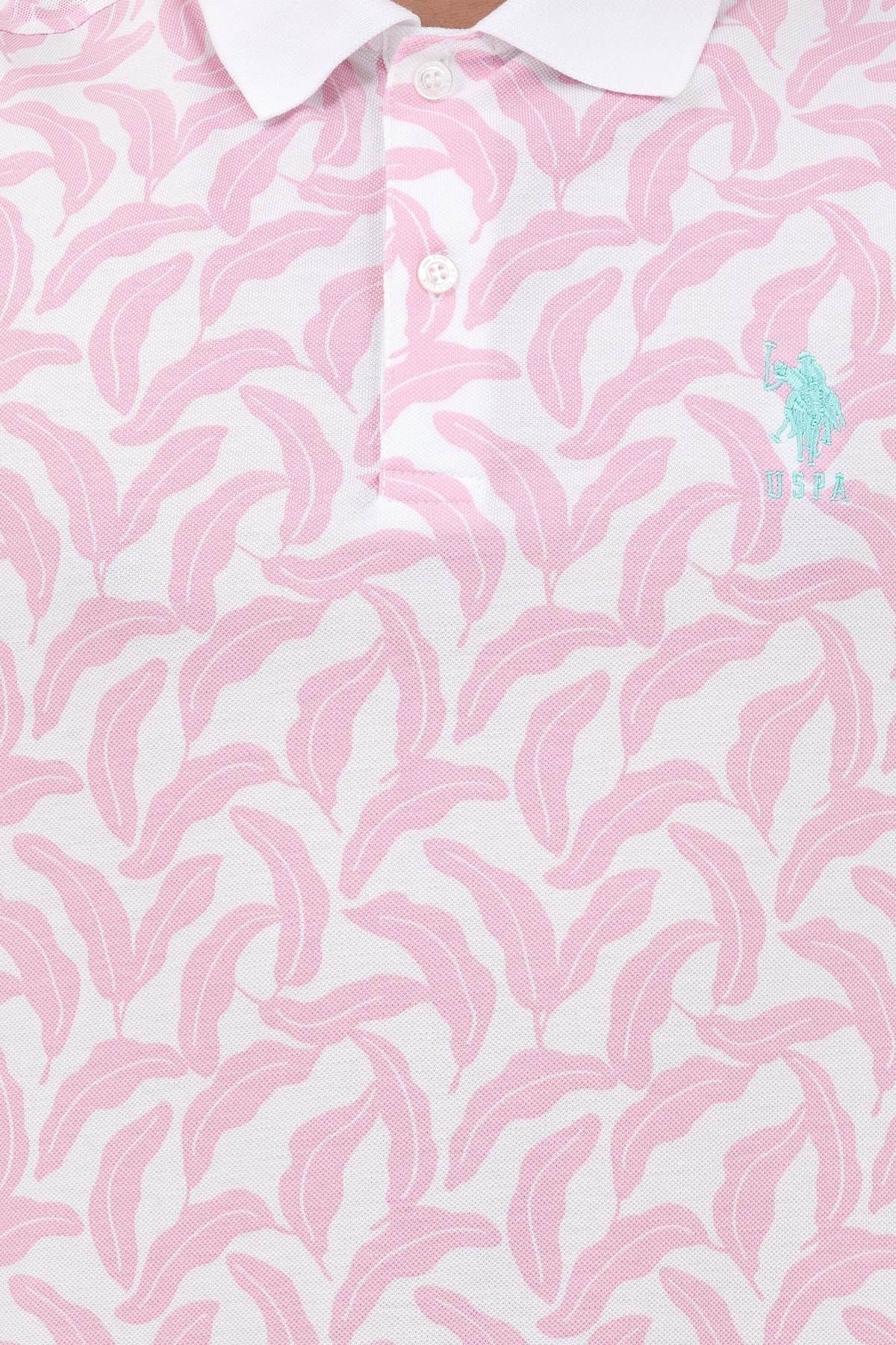 تیشرت مردانه صورتی یو اس پولو | 1573100 اورجینال - تصویر 4