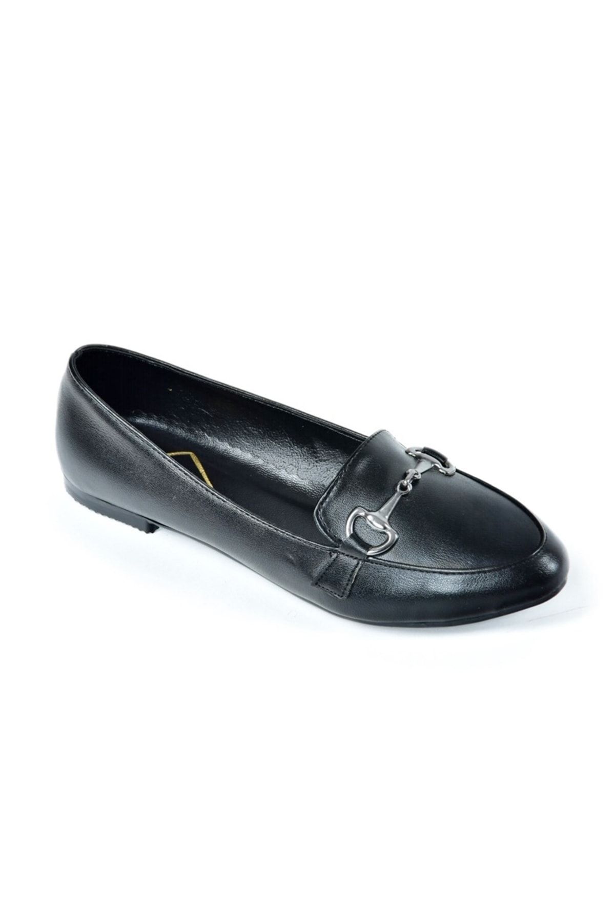 Fox Shoes-Schwarze Damen Ballerina Ballerina G290010009 4