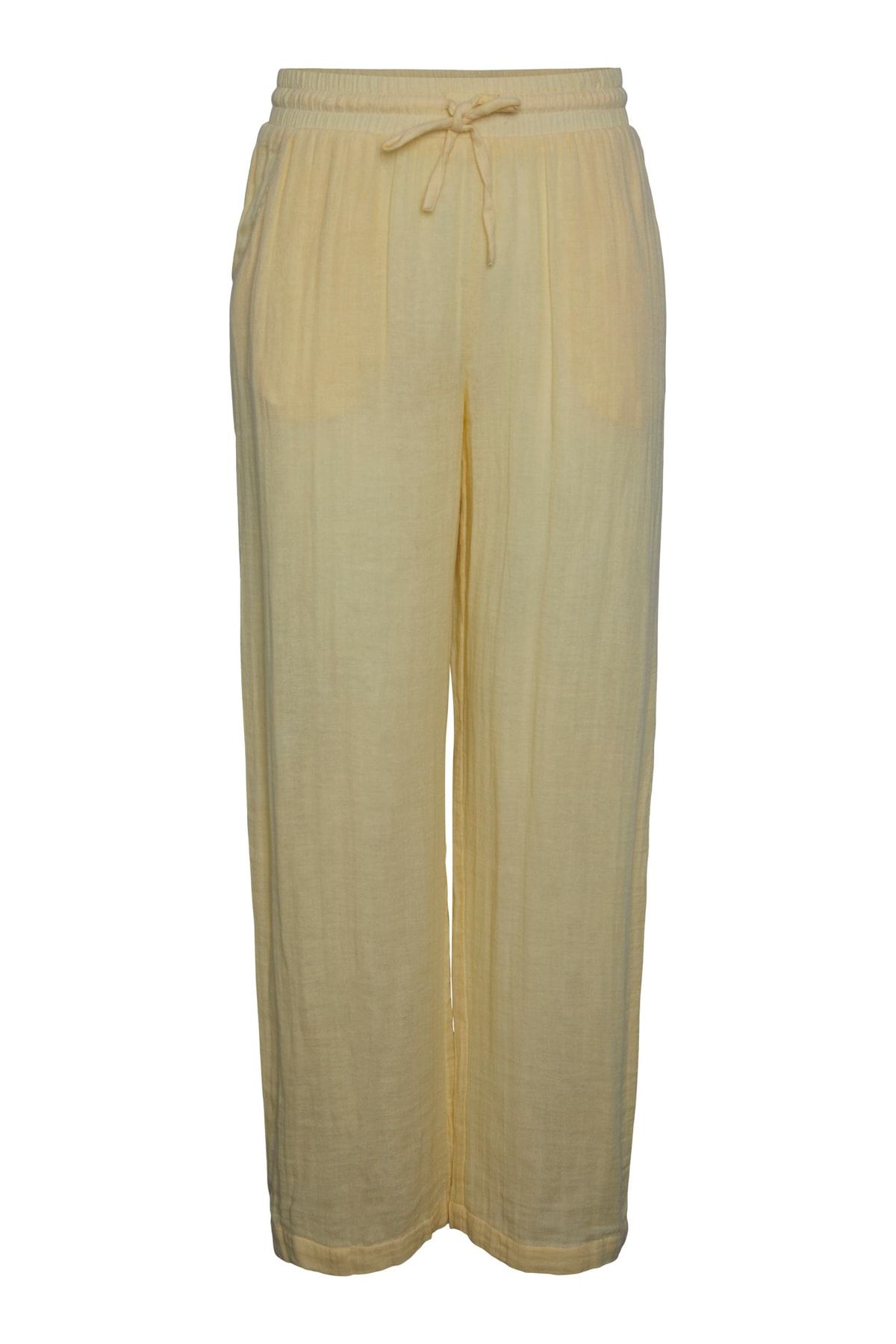 PIECES Hose Gelb Relaxed