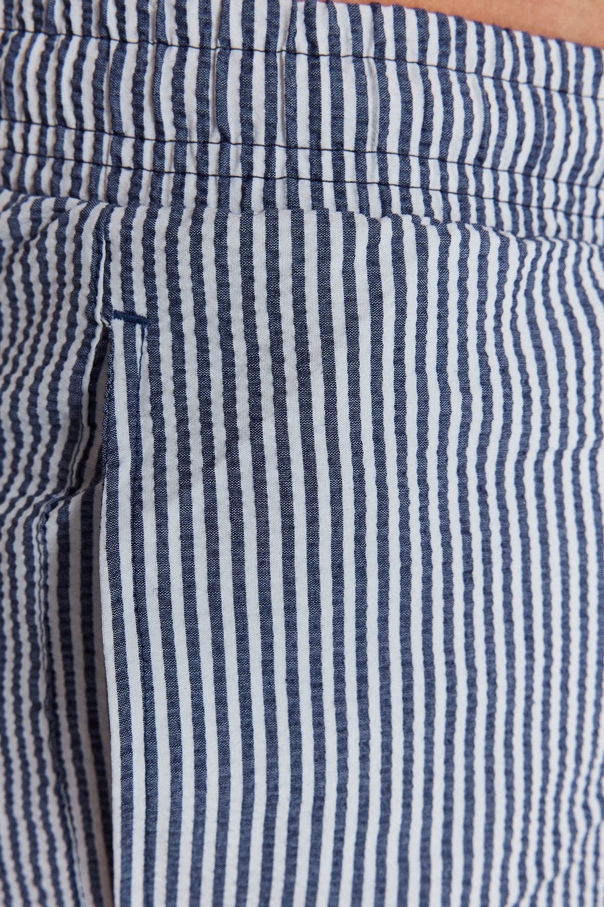 Trendyol Collection-Marineblau gestreifte Seersucker-Seeshorts TMNSS23DS00004 5