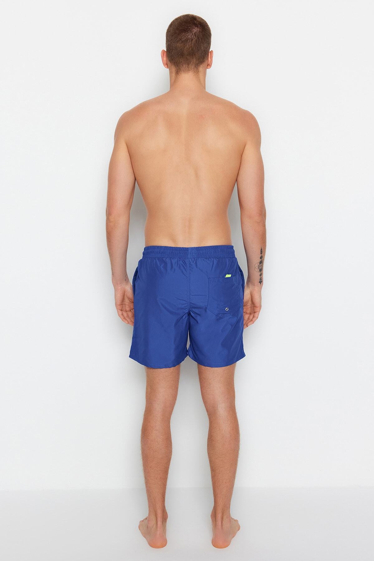 Trendyol Collection-Μπλε Basic Standard Size Μαγιό Μαγιό Σορτς TMNSS20DS0023 5