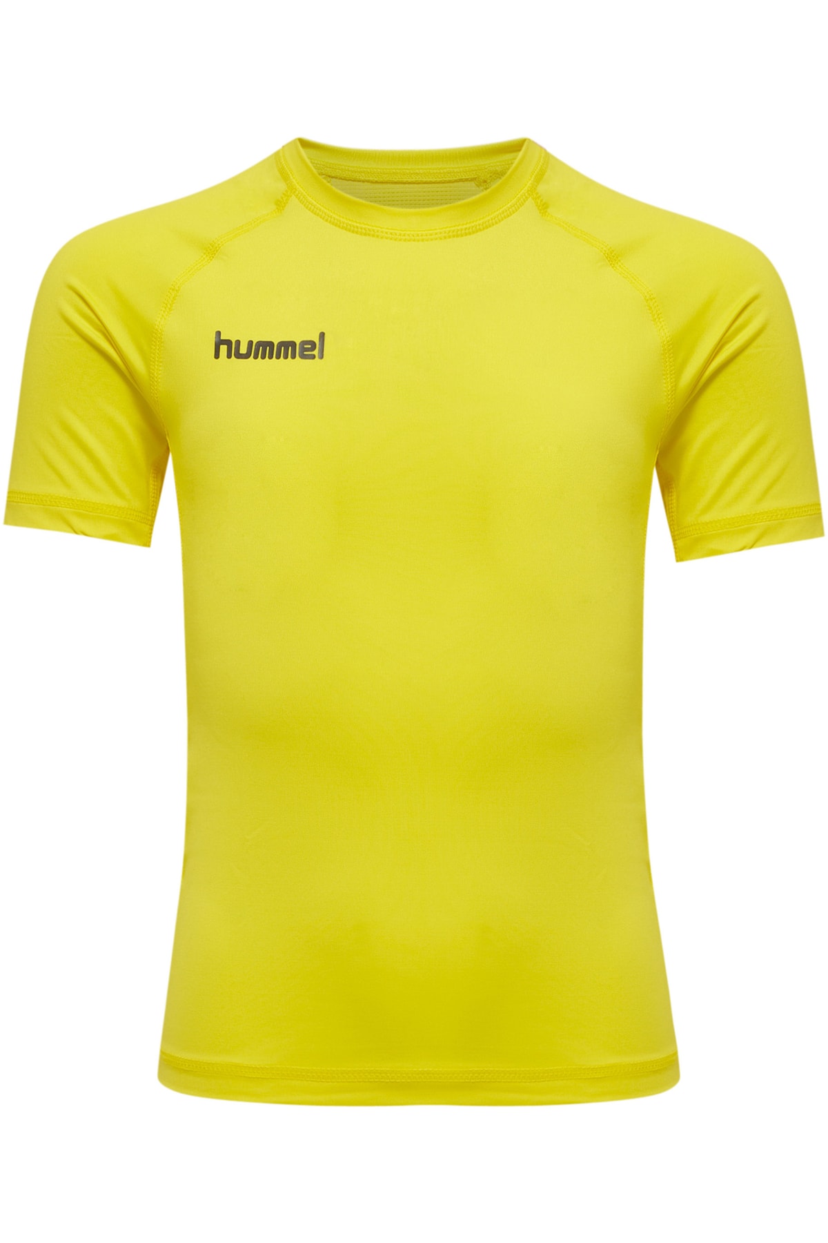 HUMMEL T-Shirt Gelb Slim Fit