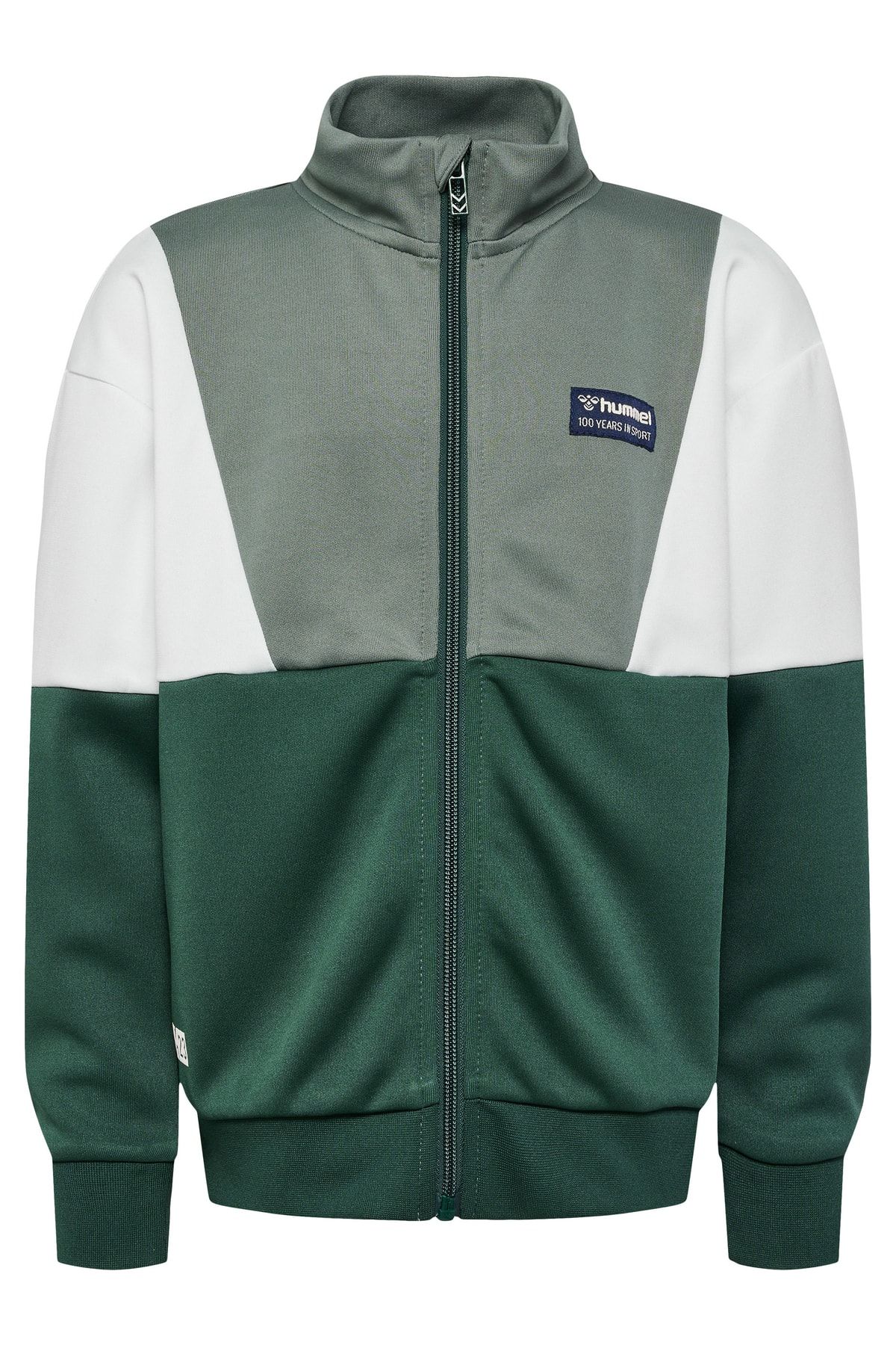 HUMMEL Sweatshirt Grün Regular Fit