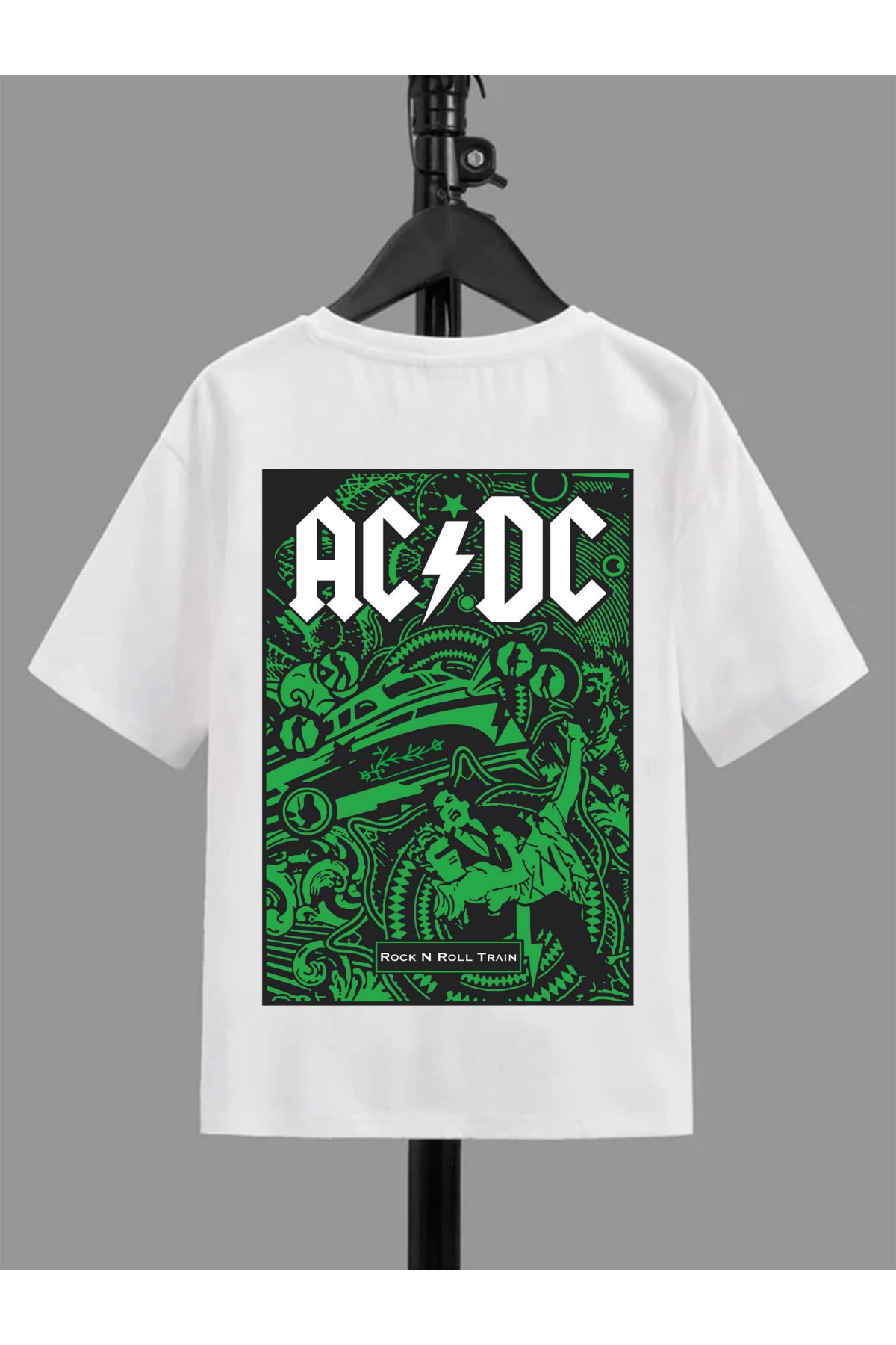 VASK Ünisex Rahat Kalıp Pamuklu Baskılı Beyaz Çocuk T-shirt fotoğrafı 2 (önizleme)