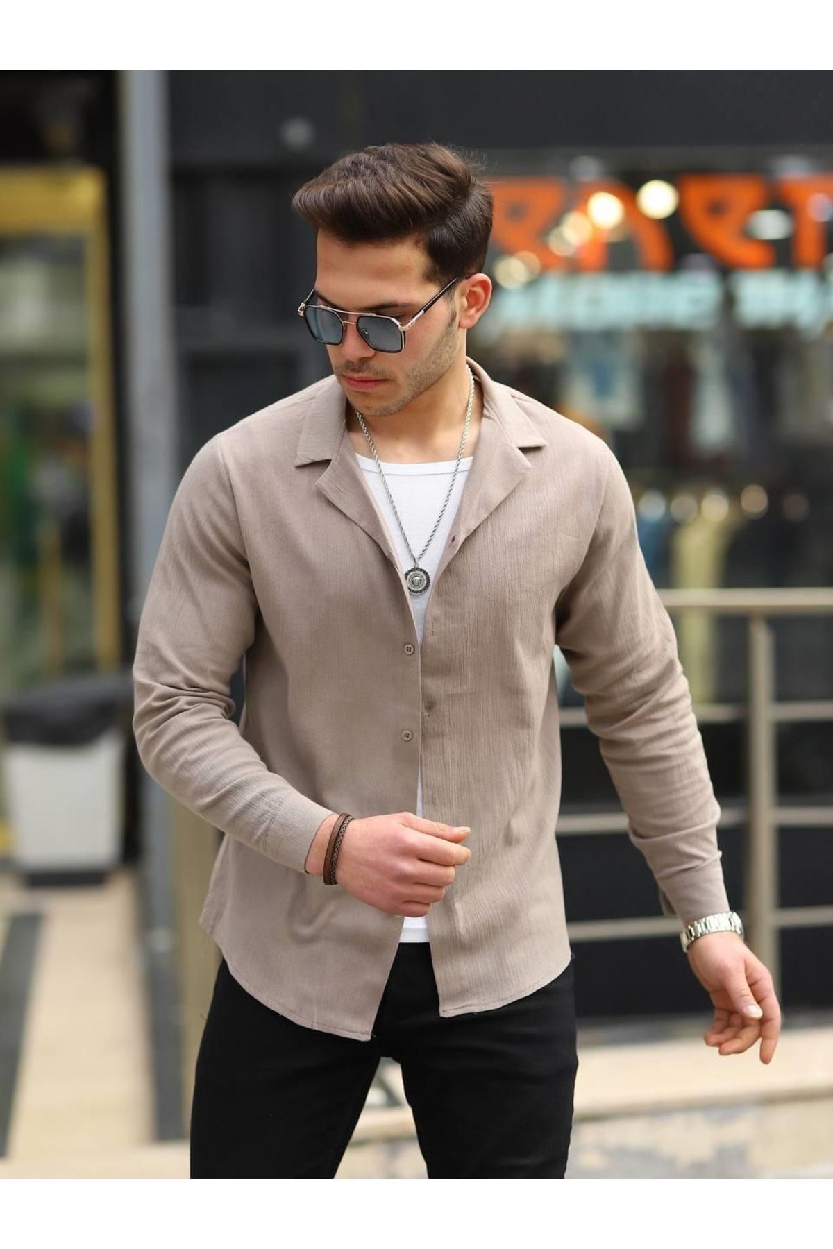 Blazer clearance linen shirt