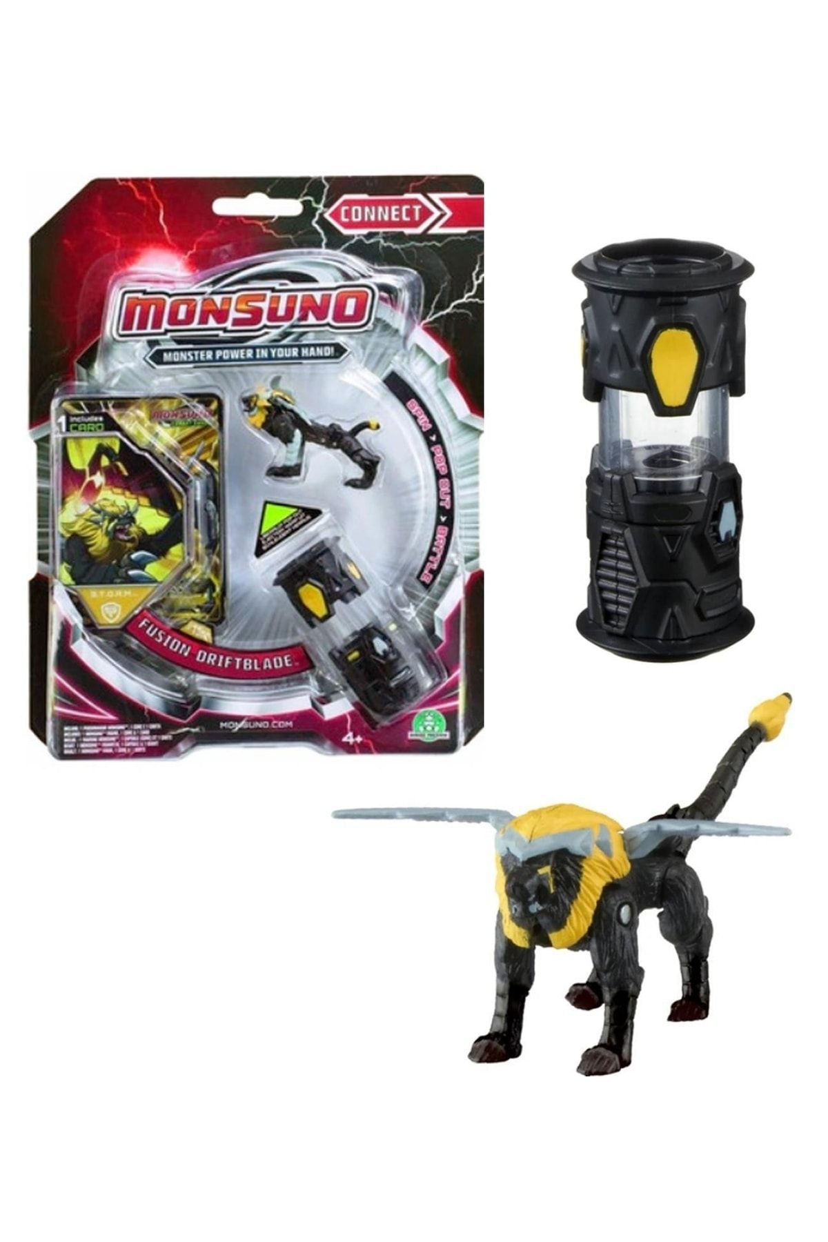 GIOCHI PREZIOSI-Monsuno, Licensed Fusion Driftblade Figure, Launch Capsule and Game Card 2