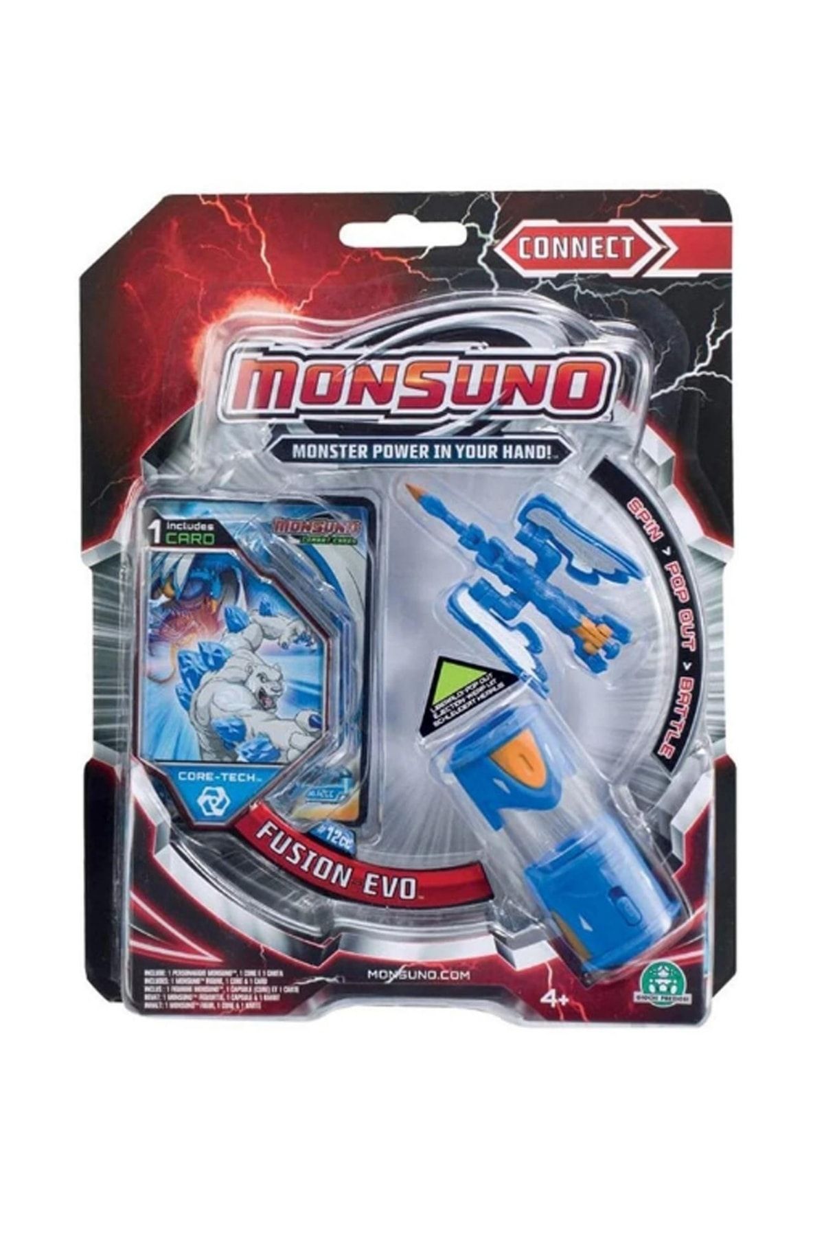 GIOCHI PREZIOSI-Monsuno, Licensed Fusion Evo Figure, Launch Capsule and Game Card 2