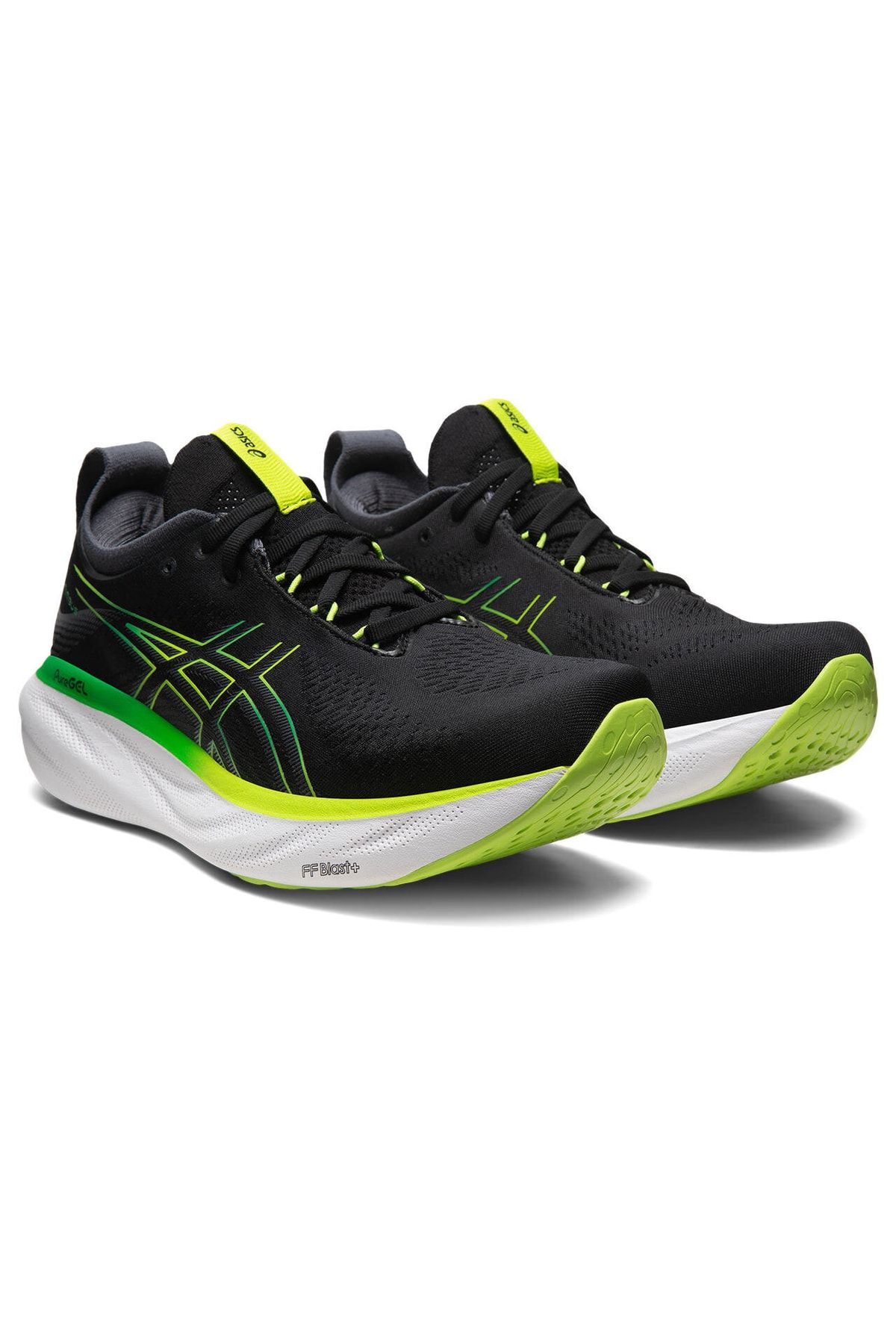 Asics GEL NIMBUS 25 Erkek Siyah Ye il Ko u Ayakkab s 1011B547