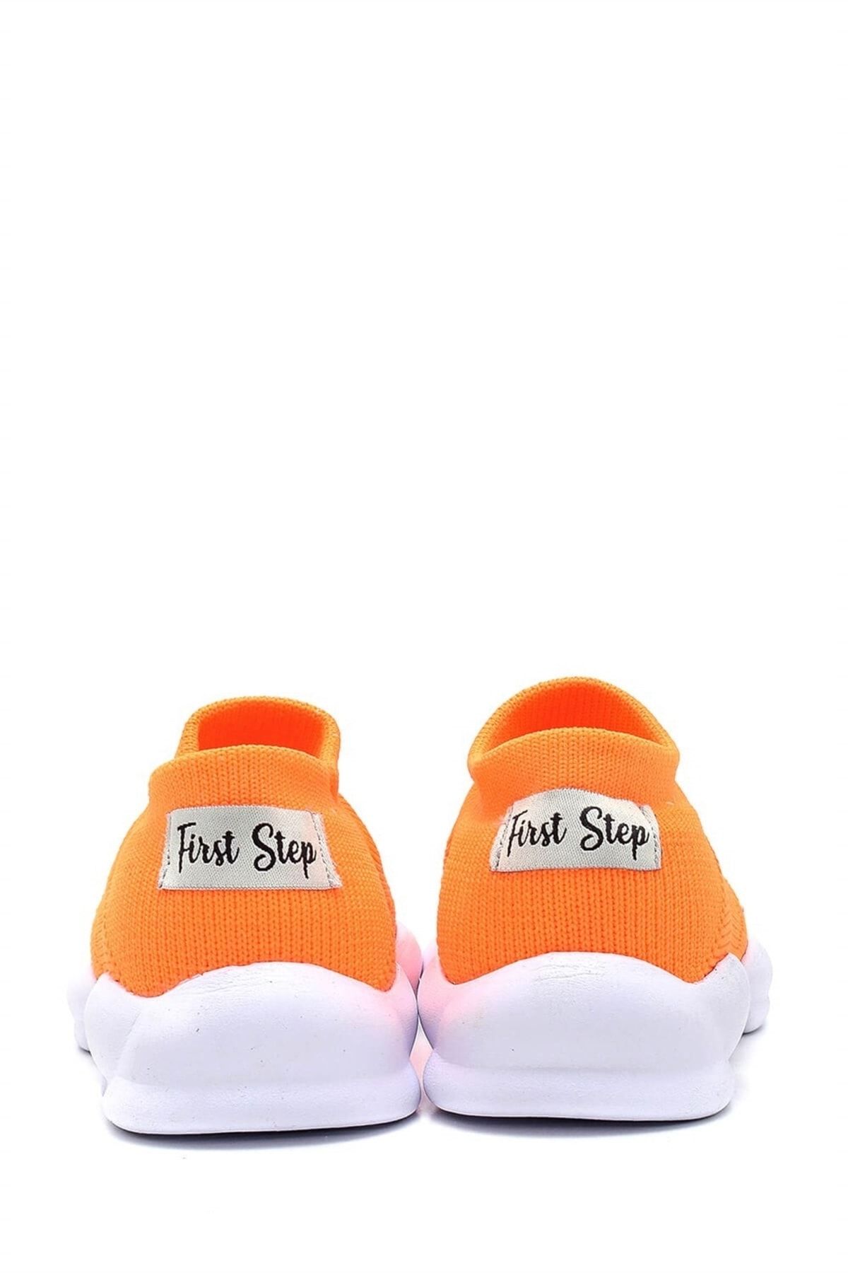 Bright orange tennis store shoes