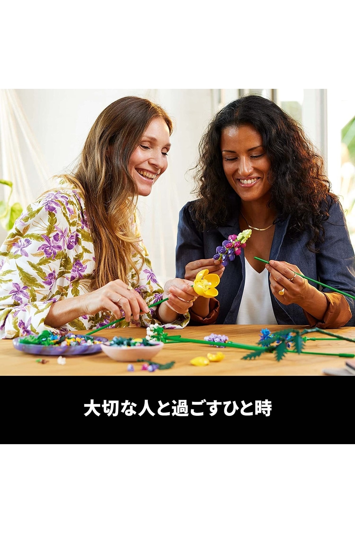 مجموعه ساختنی Icons گل‌آرایی گل‌های وحشی ۱۰۳۱۳ – تزئینی و کلکسیونی برای بزرگسالان