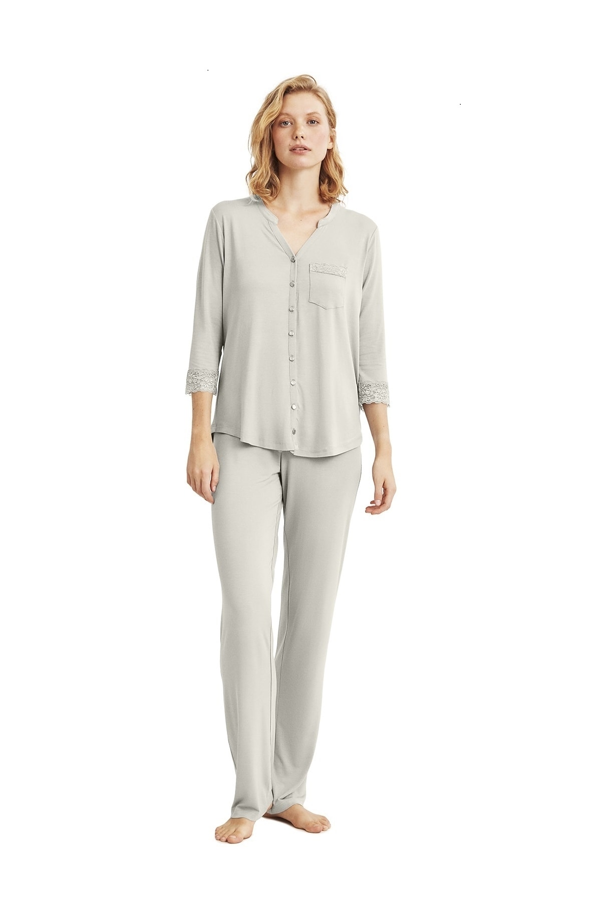 Catherine's 874 Hamile Pijama Takımı- Lıght Green