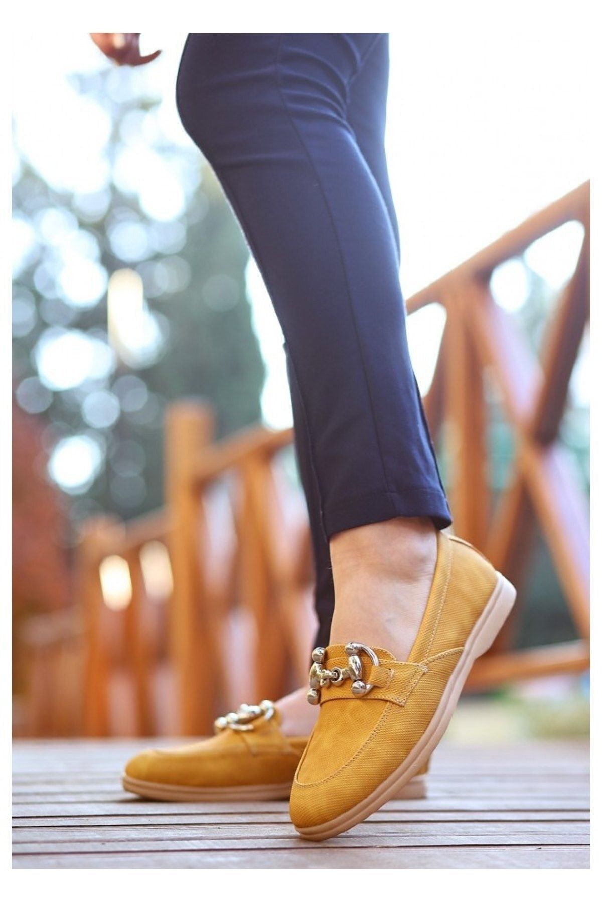 Mustard ballerina shoes new arrivals