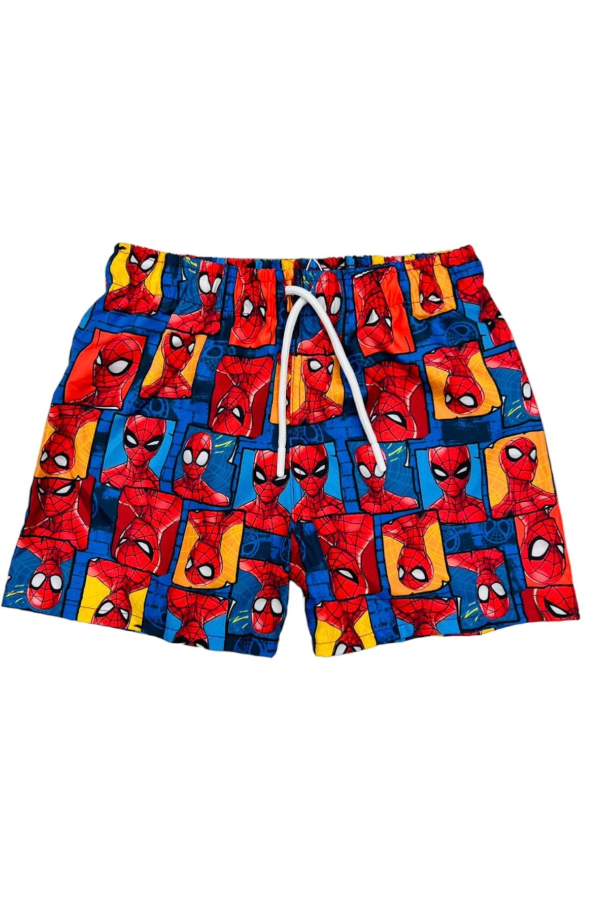 Lolliboomkids Boy s Fishnet Shorts Swimsuit with Waist Tie