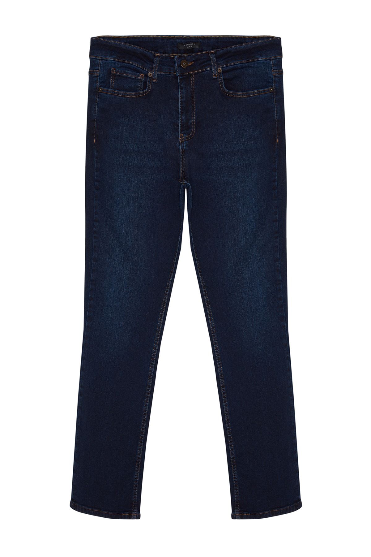Trendyol Collection Jeans Dark blue Straight Trendyol