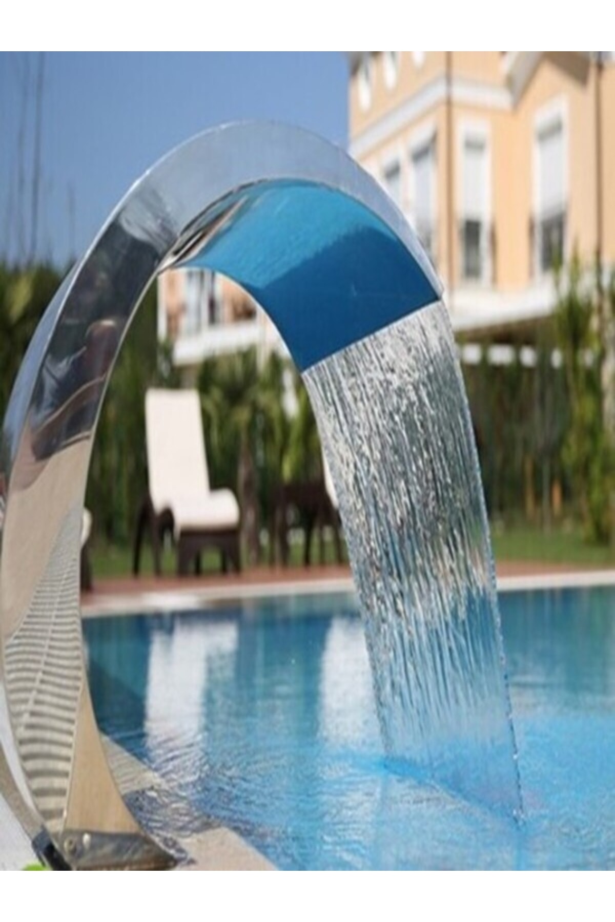 400x800 Mm Kobra Model Paslanmaz Havuz Şelale 3
