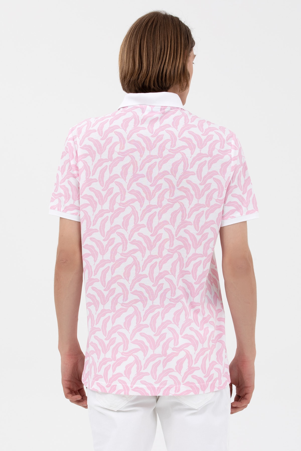 تیشرت مردانه صورتی یو اس پولو | 1573100 اورجینال - تصویر 3