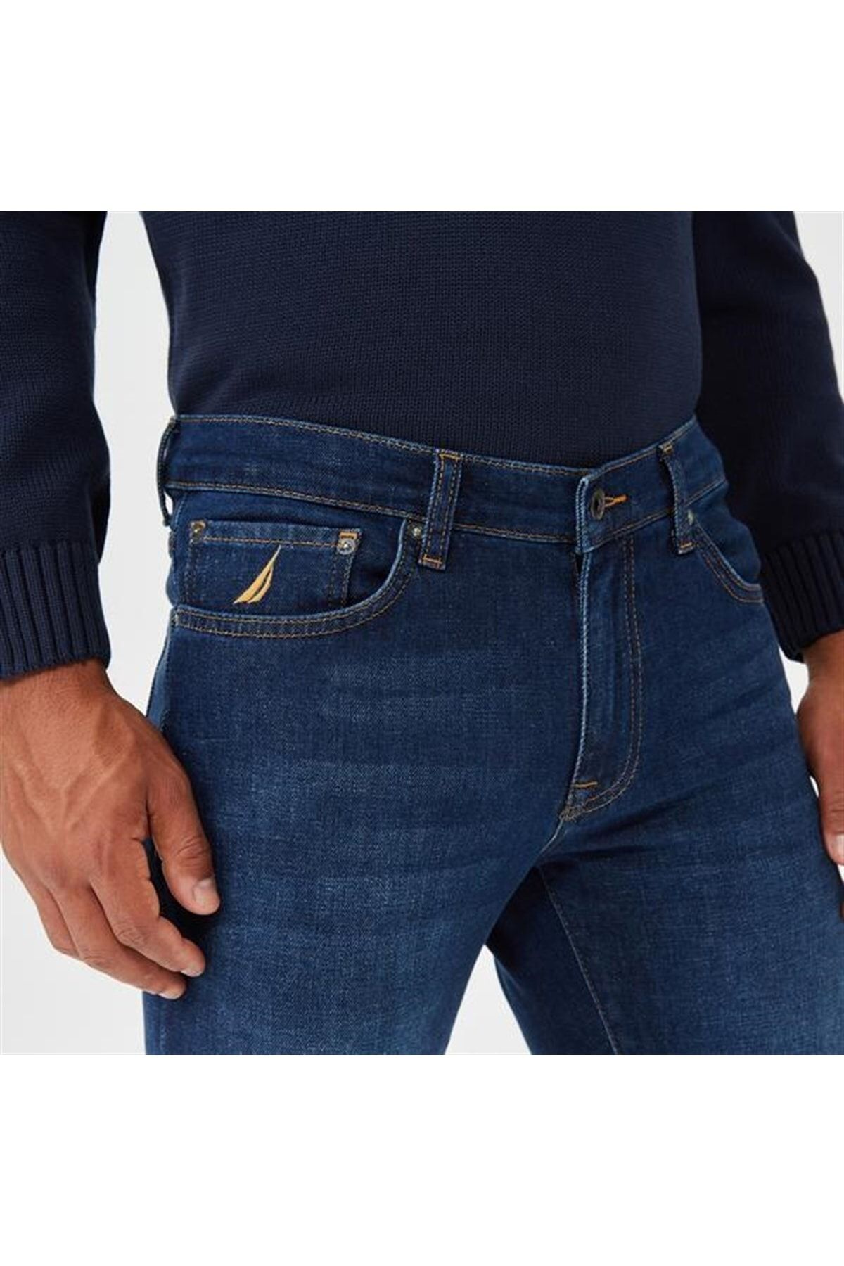 شلوار جین آبی مردانه اورجینال Nautica