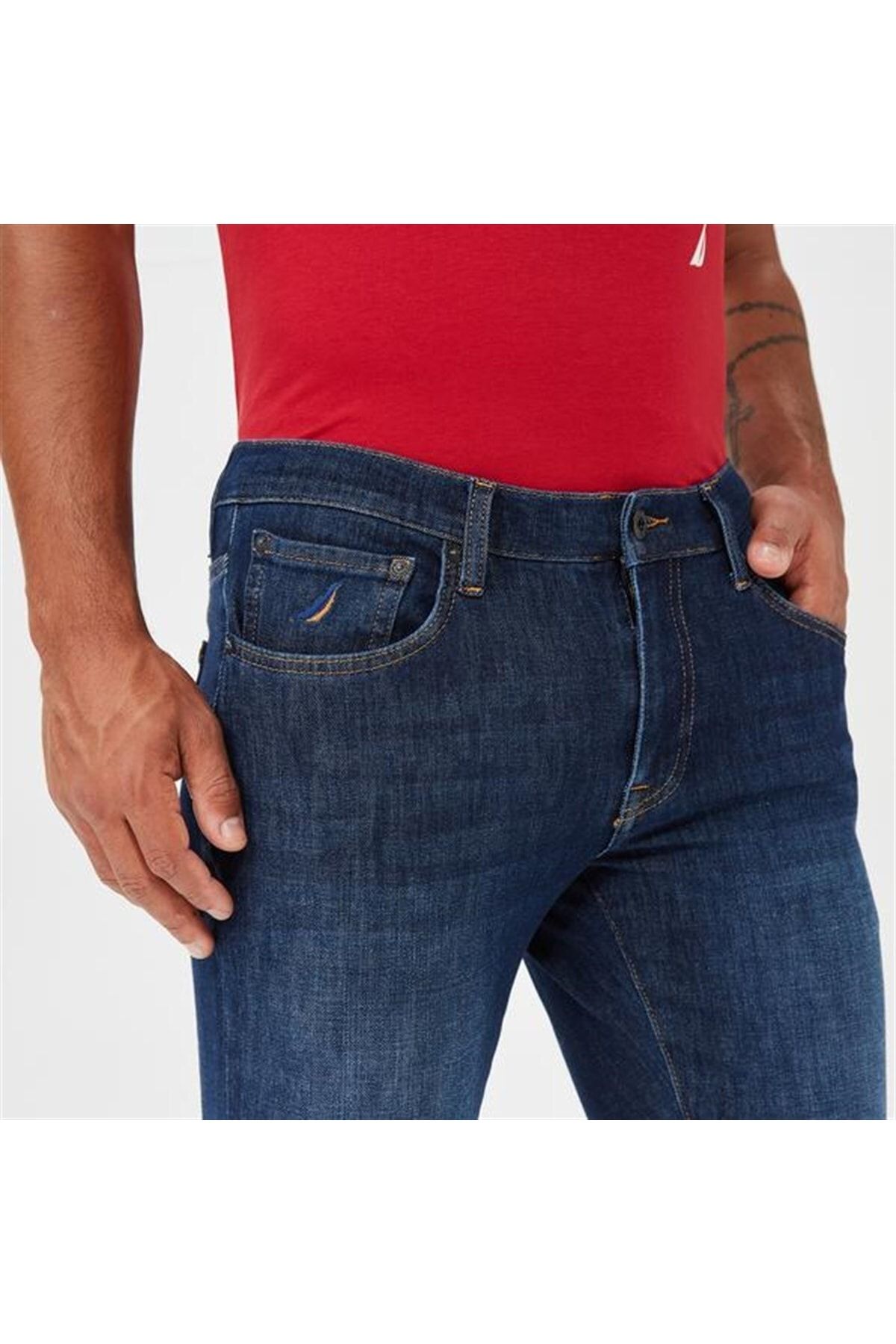 شلوار جین آبی مردانه اورجینال Nautica
