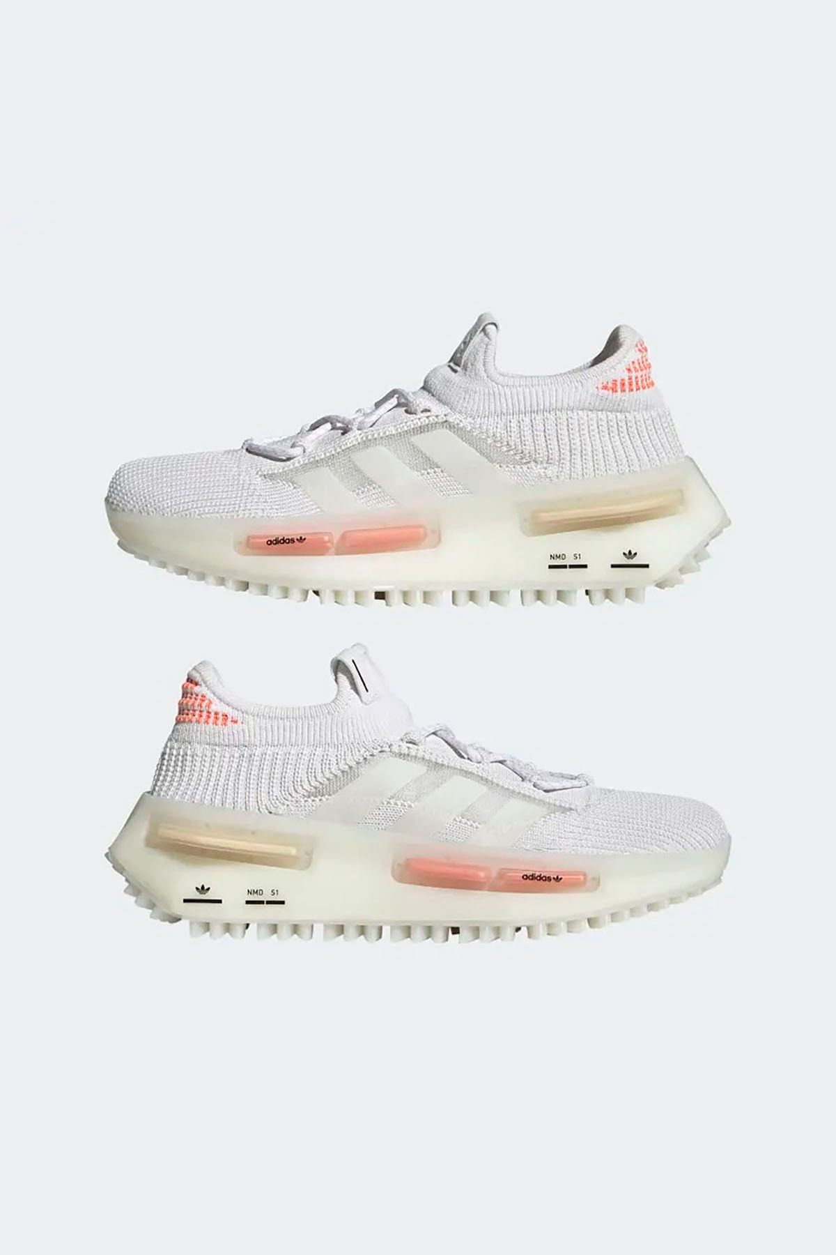 اسنیکر سفید زنانه كفش كتانى ورزشى مدل Nmd s1 W Casual Hq آدیداس adidas