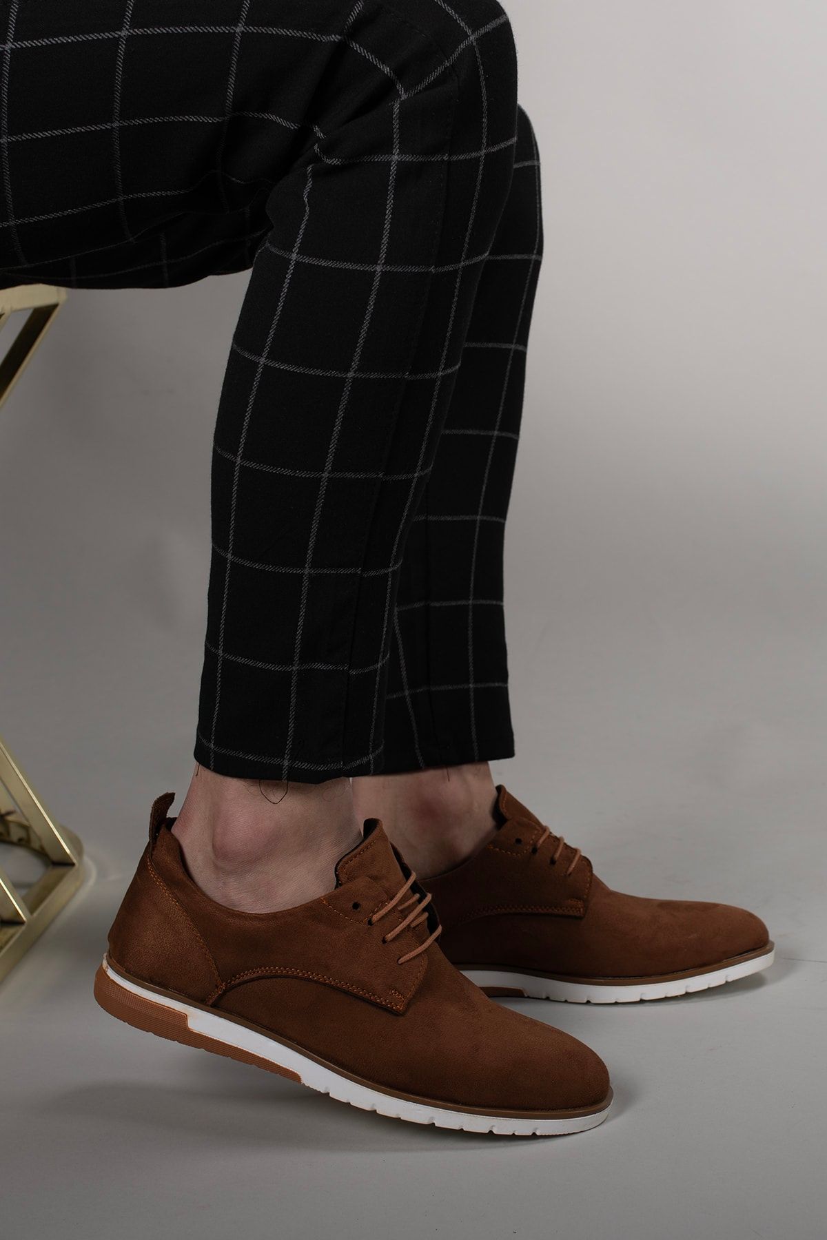 Riccon-Herren Freizeitschuhe0012206 Wildleder Tan 1