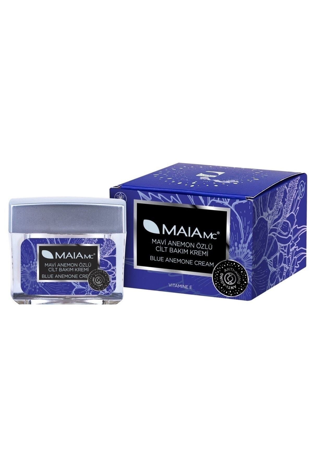 Maia mc Mavi Anemon Cilt Bakım Kremi Spf 15 Yaşlanma Belirtilerini Ve Cilt Lekelerini Azaltır — Maia Mc Mavi Anemon Bakım Kremi 50 ML