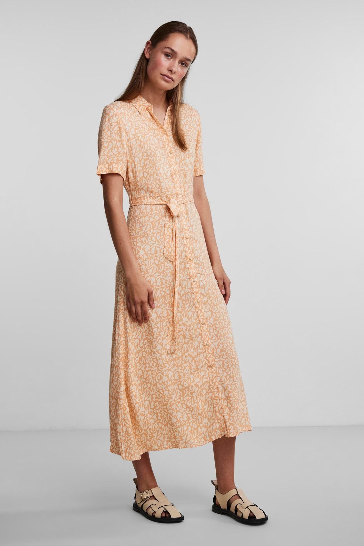 Pieces shirt hot sale dress