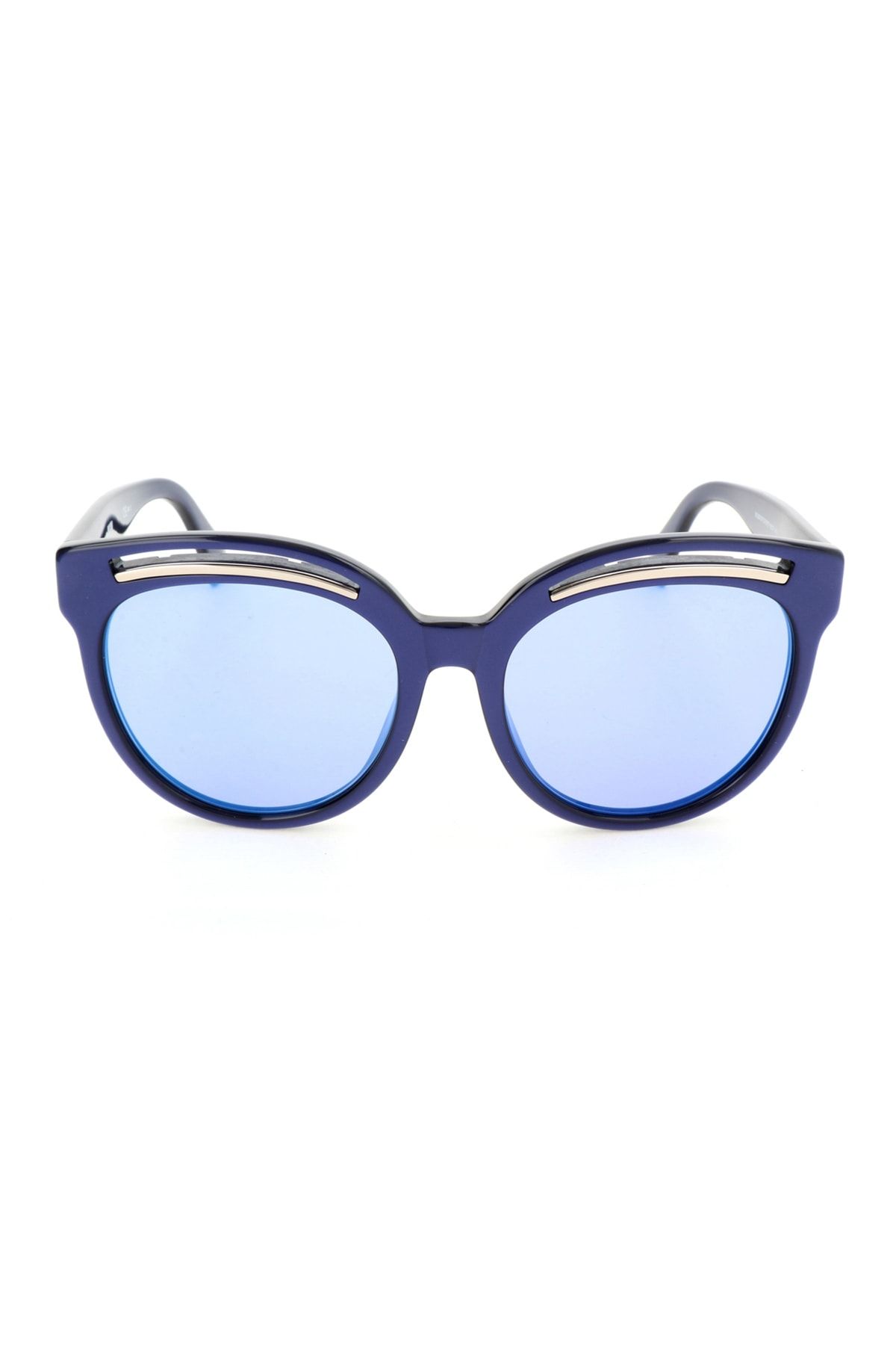 Moschino Sonnenbrille Blau Schmetterling/Cat Eye