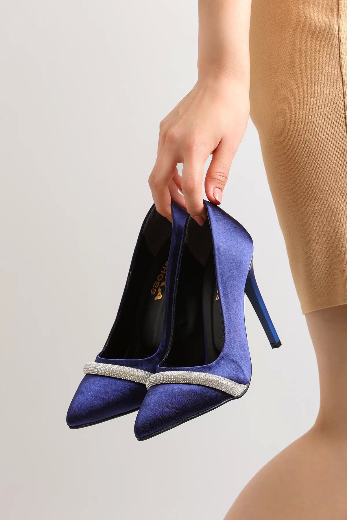 Dark navy blue high heels cheap