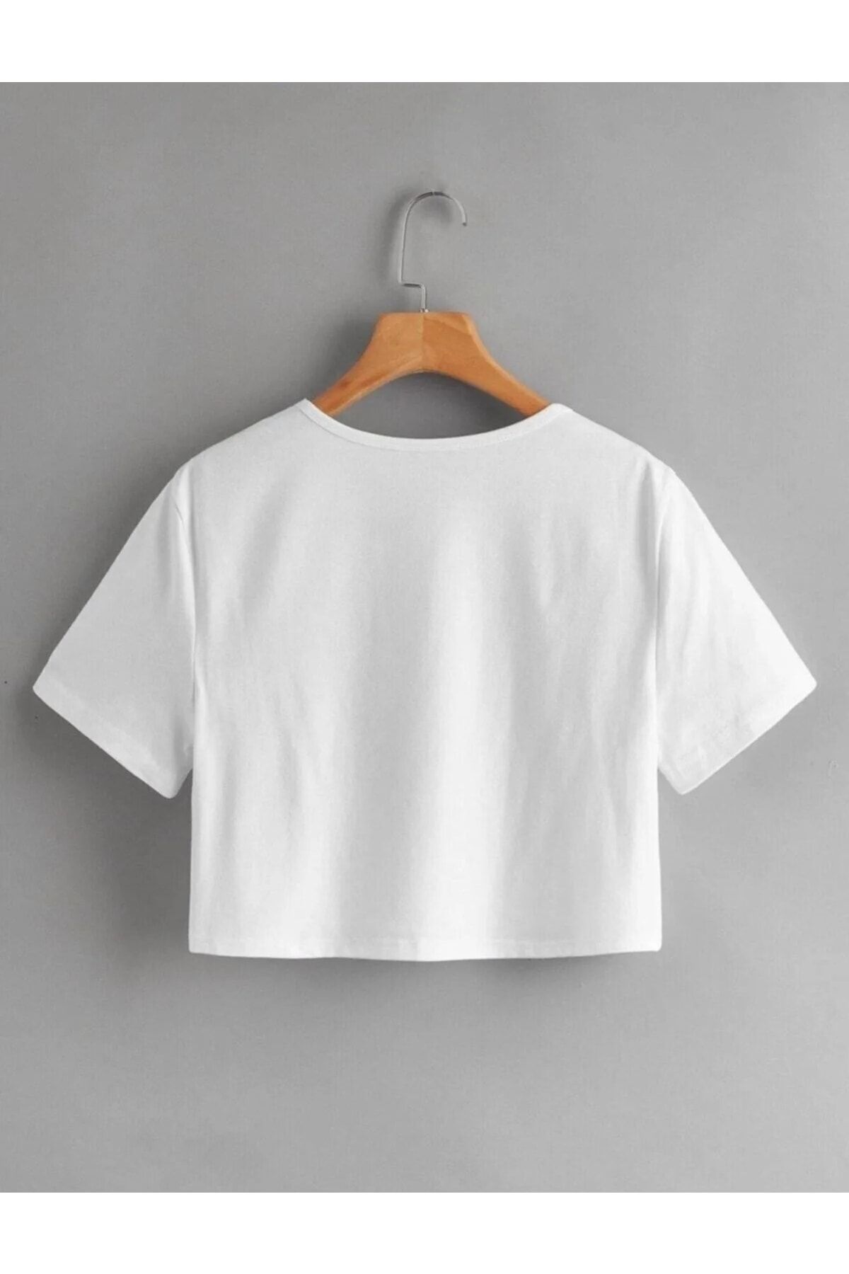Plain white crop t shirt 2025