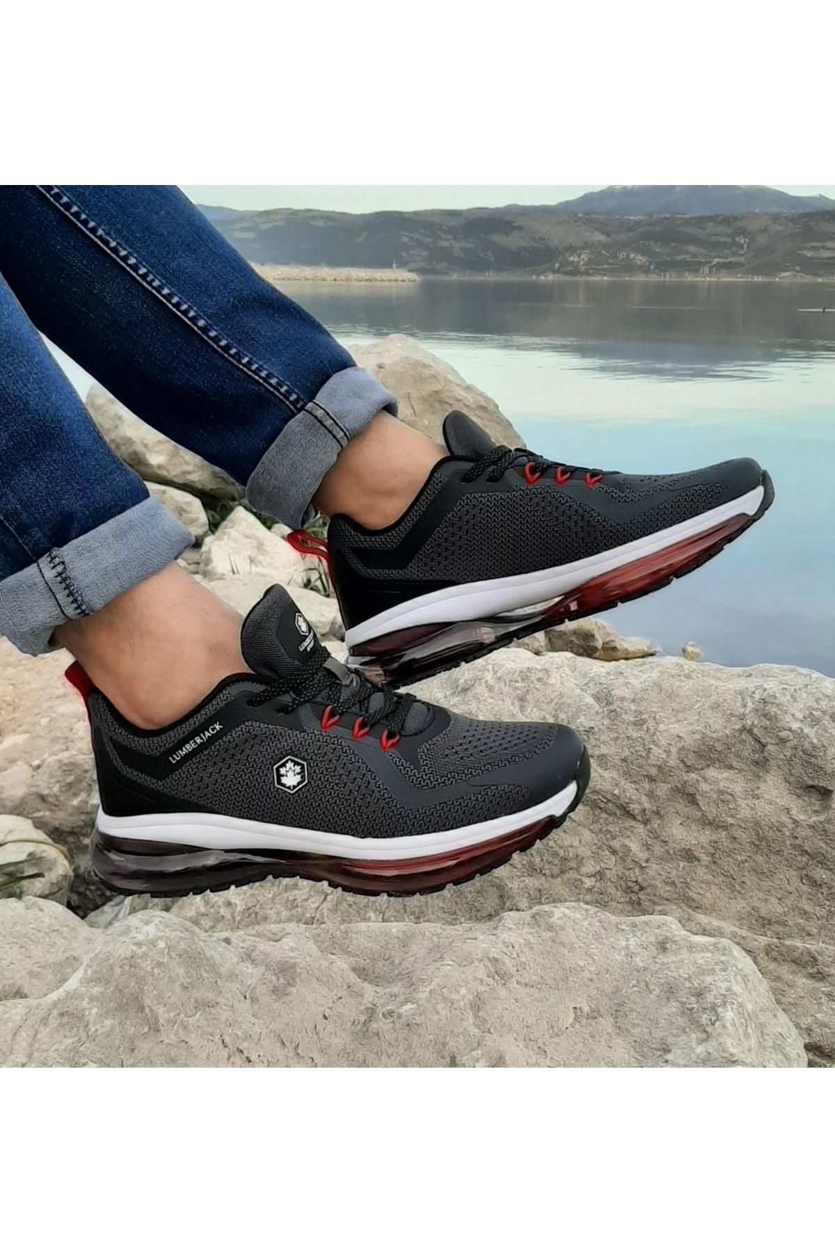 lumberjack-Sivo Gray Memoryfoam Air Sole Men's Sports Shoes 2