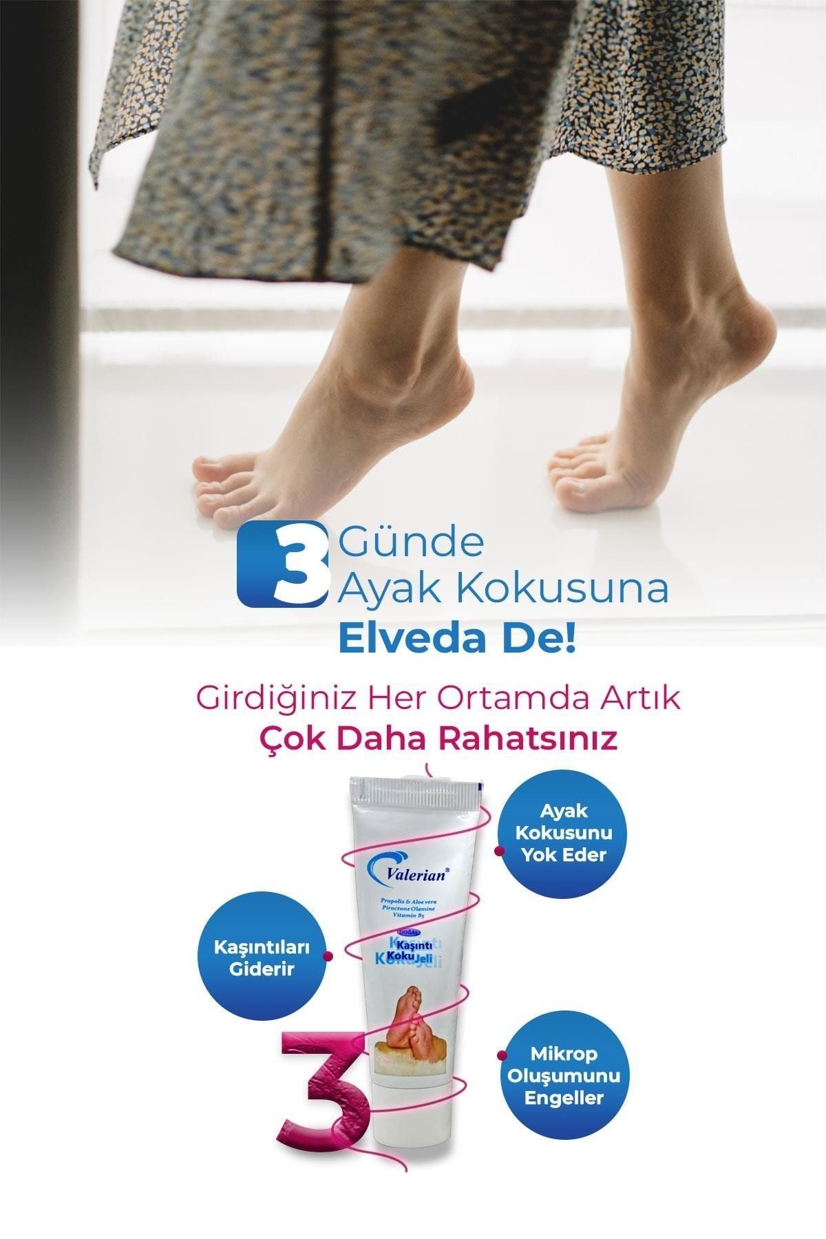 Valerian Ayak Kokusu Ve El, Tırnak, Mantar Jeli 25 Ml QN7915
