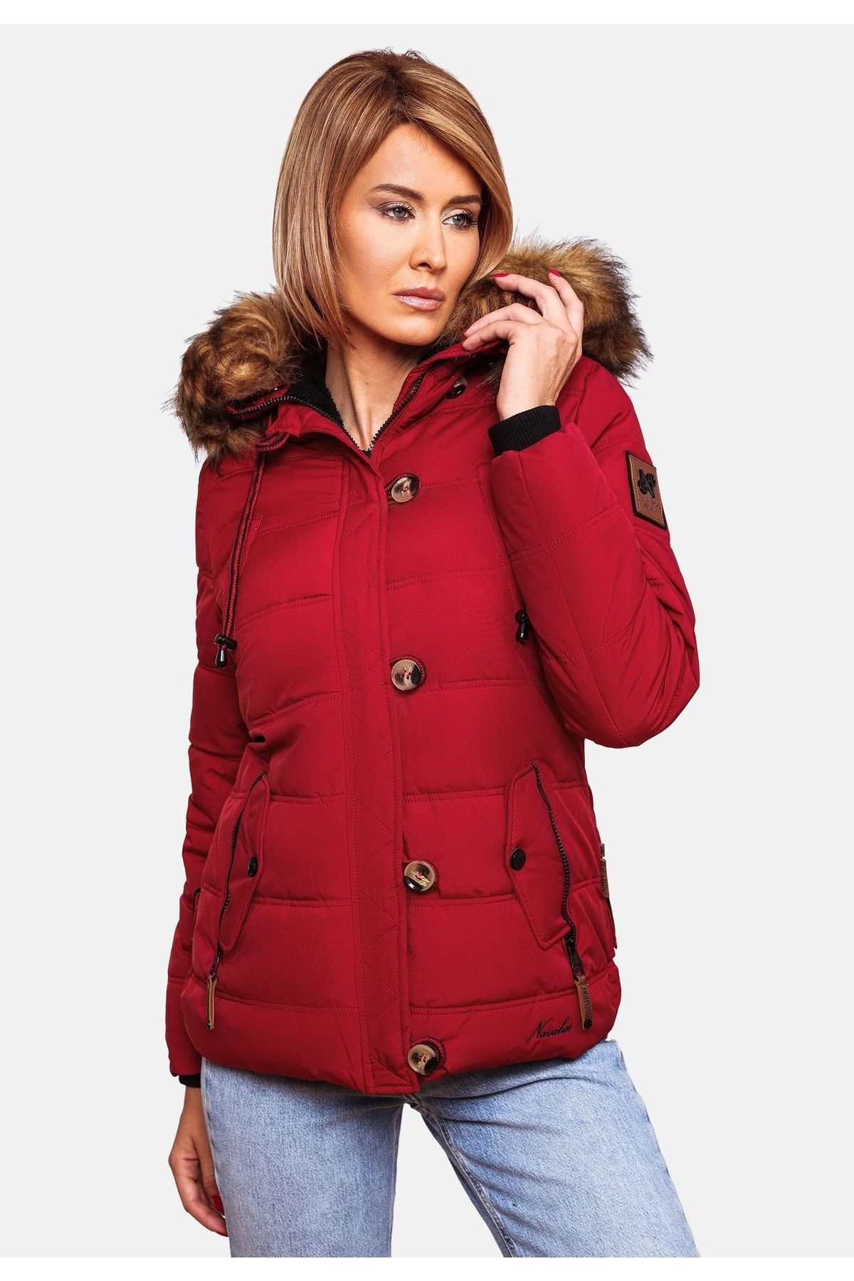 Trendyol Puffer - - Navahoo Rot - Winterjacke